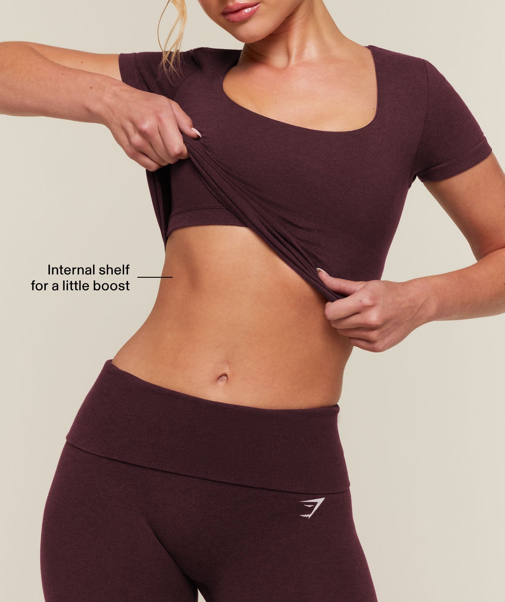 CottonMove™ Midi Short Sleeve Top