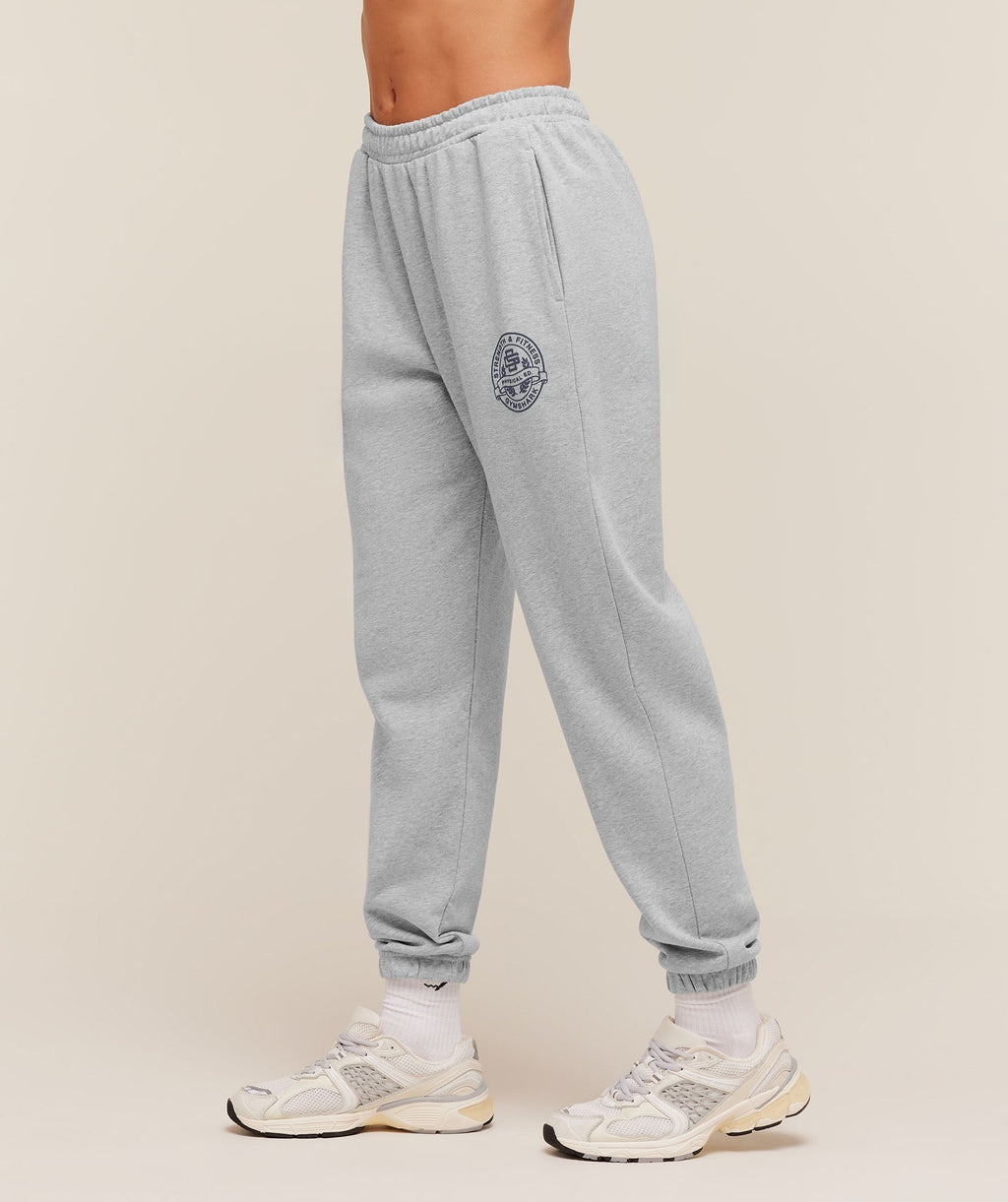 Strength and Fitness Crest Graphic Joggers