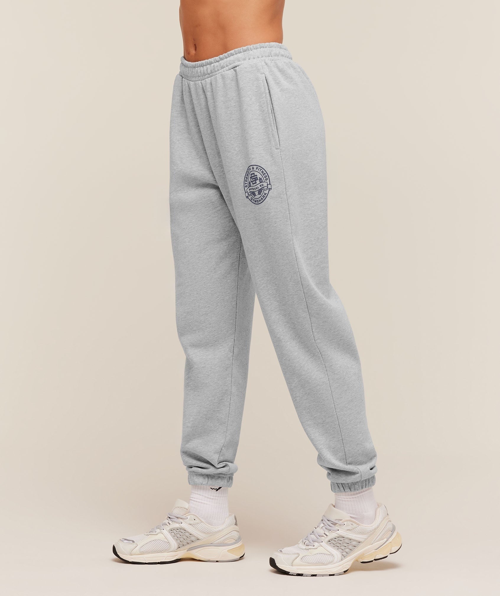 Strength and Fitness Crest Graphic Joggers