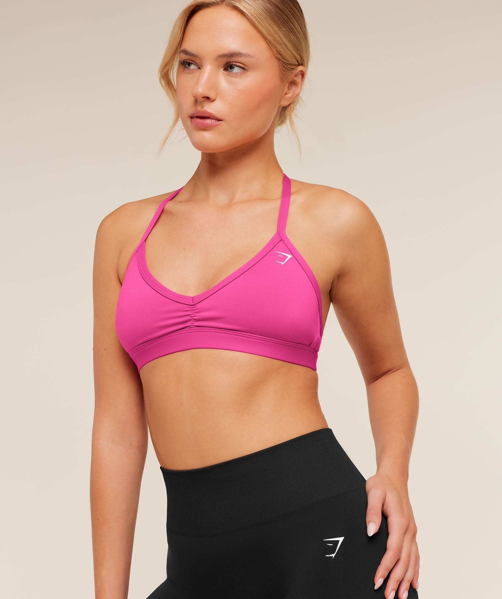 Minimal Halterneck Sports Bra