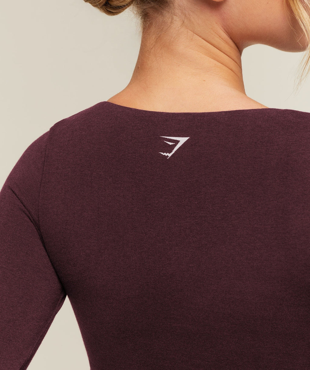 CottonMove™ Midi Long Sleeve Top