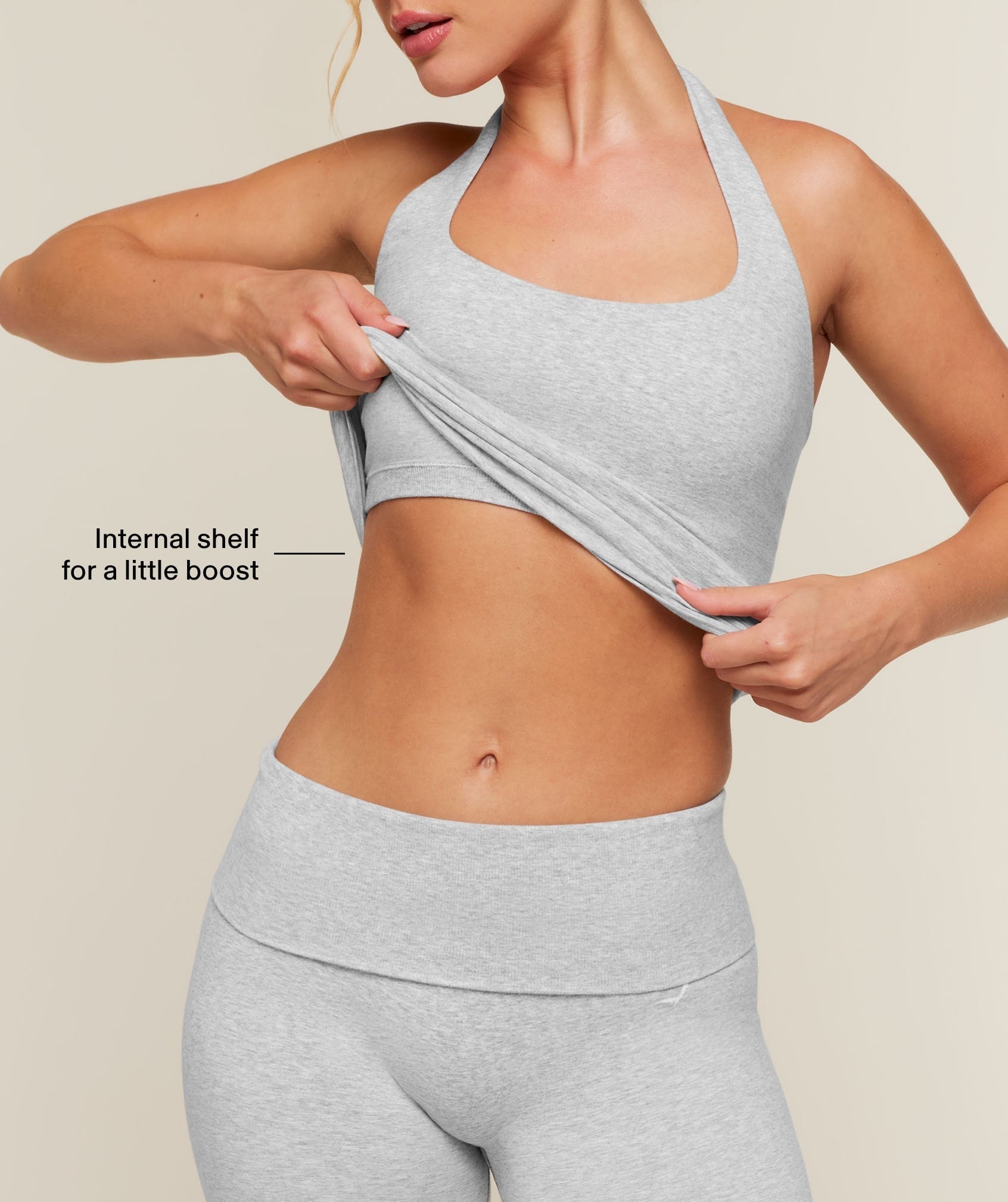 CottonMove™ Halterneck Top