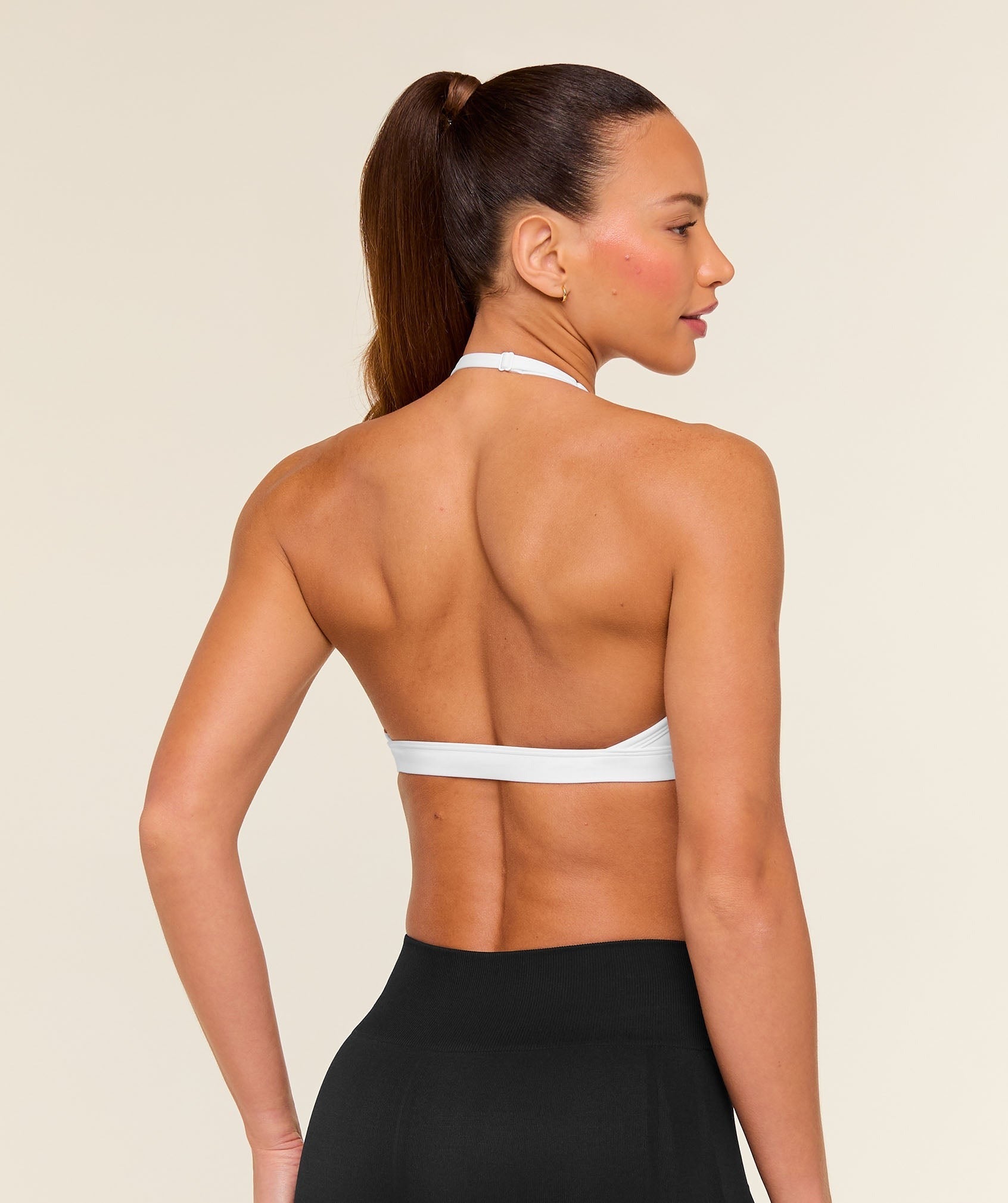 Minimal Halterneck Sports Bra