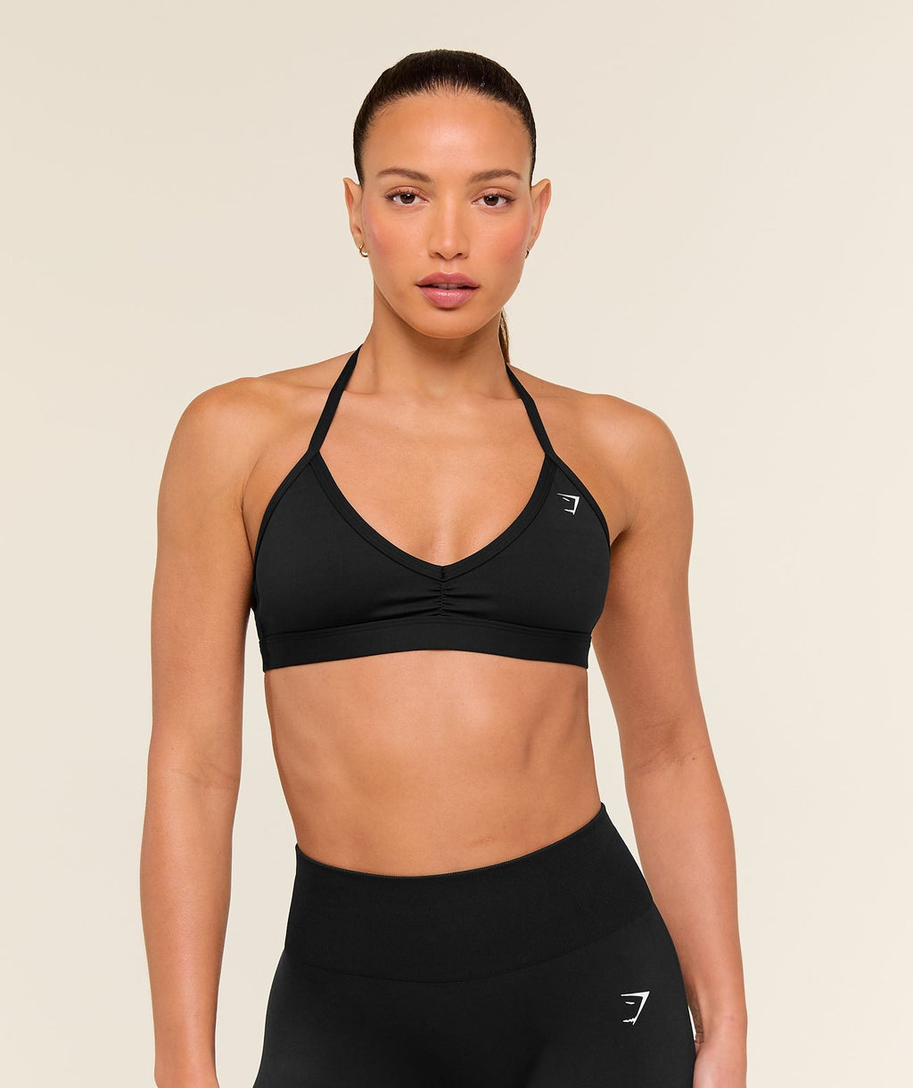Minimal Halterneck Sports Bra