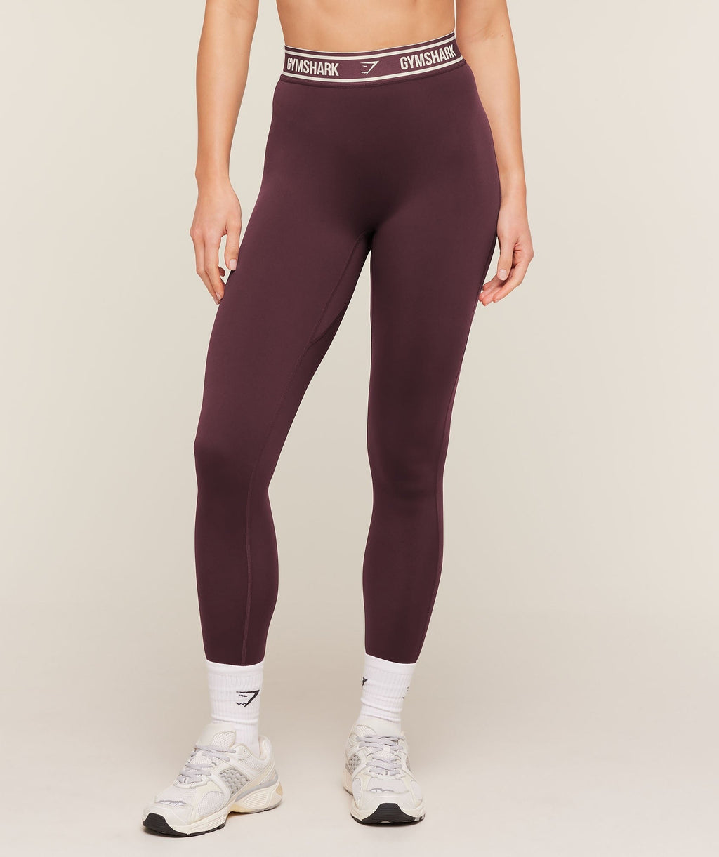 Waistband Logo Leggings