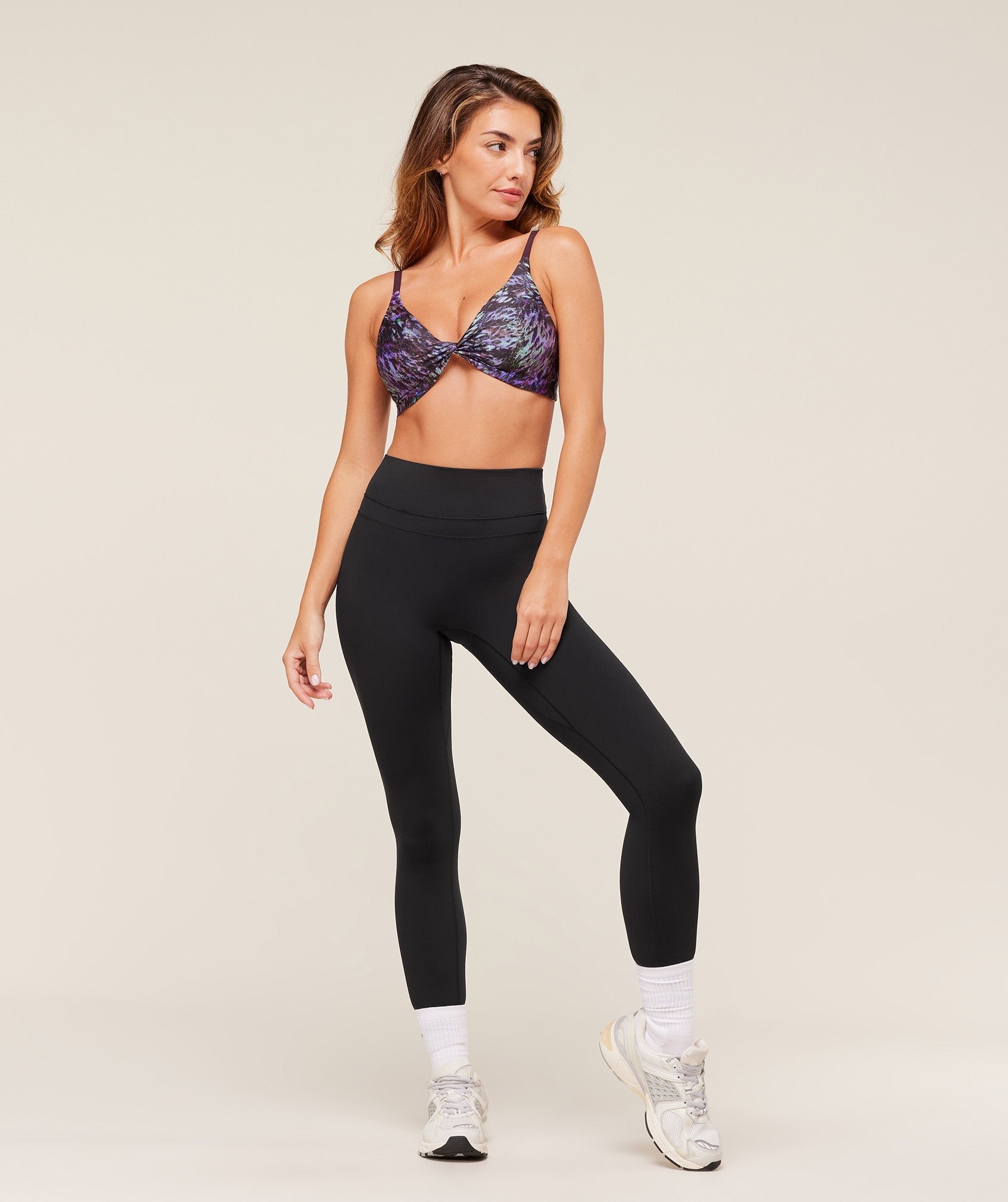 Printed Twist Front Bralette