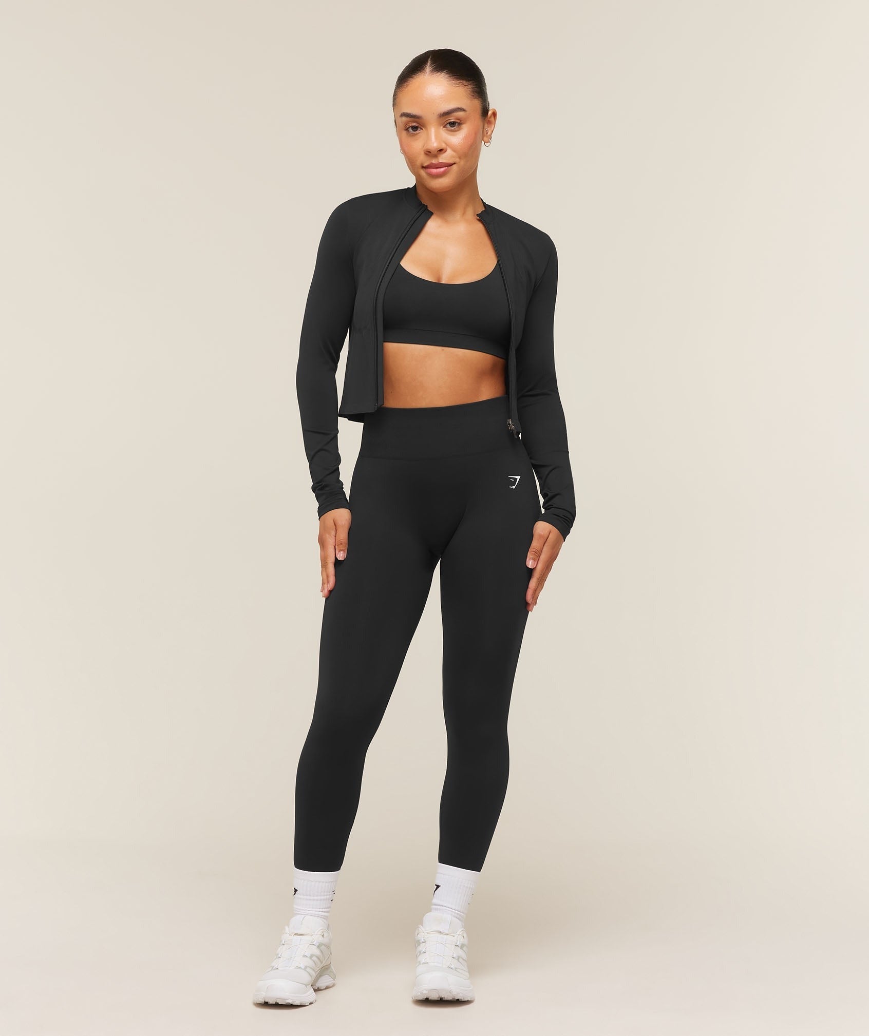 Everyday Seamless Zip Tracktop