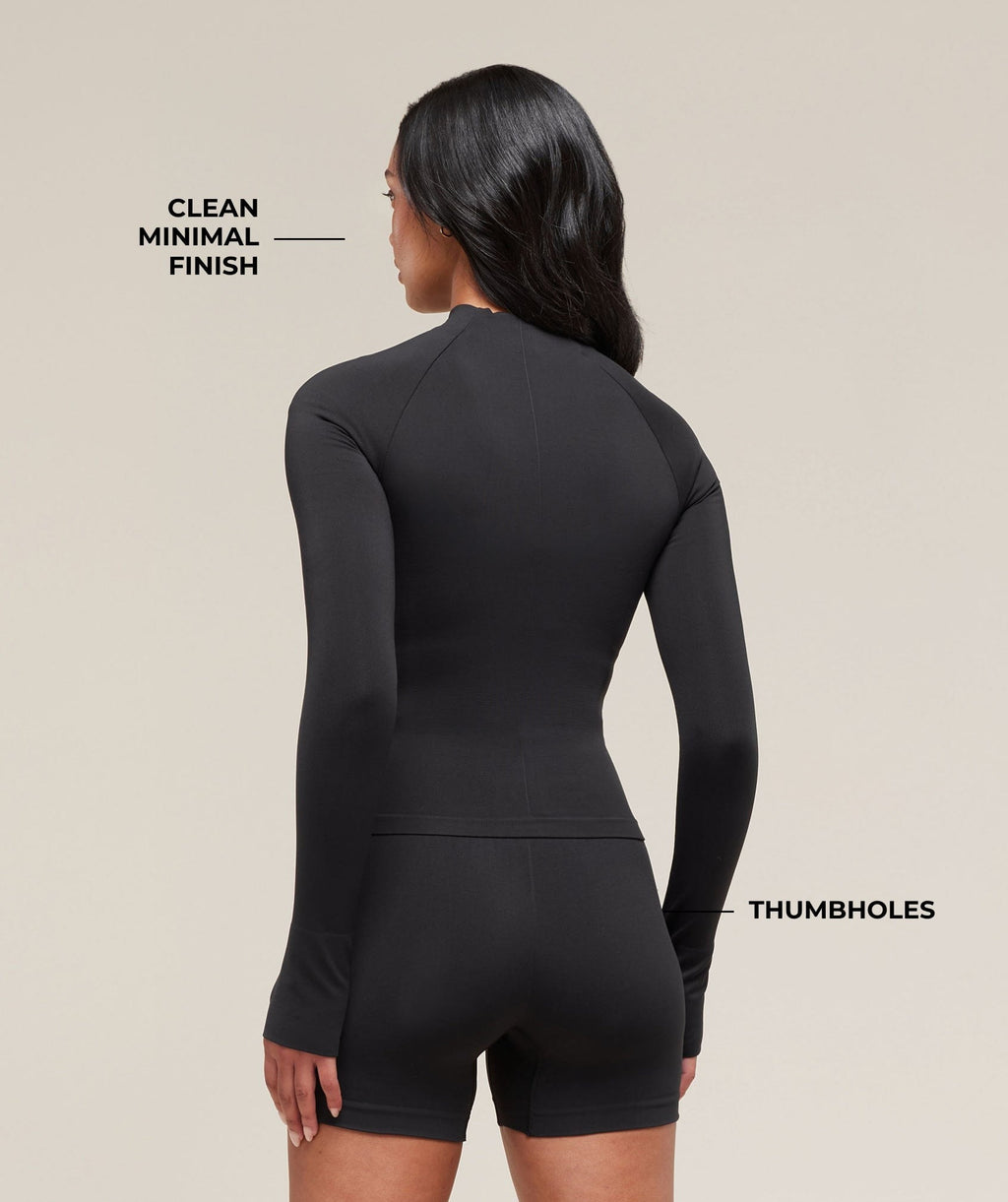 Soft Sculpt Zip Up Jacket