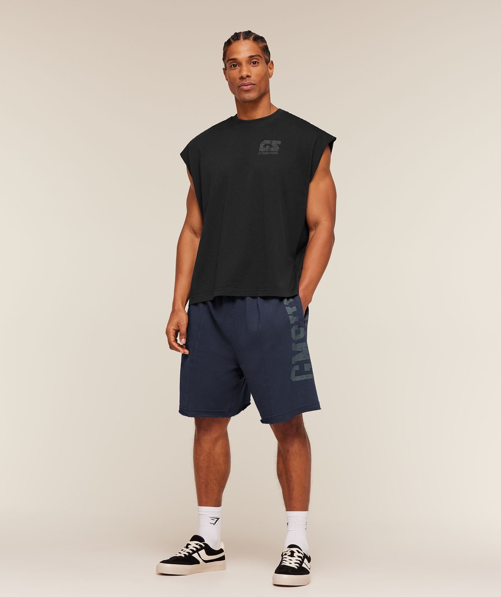 Accent Graphic Sweat Shorts