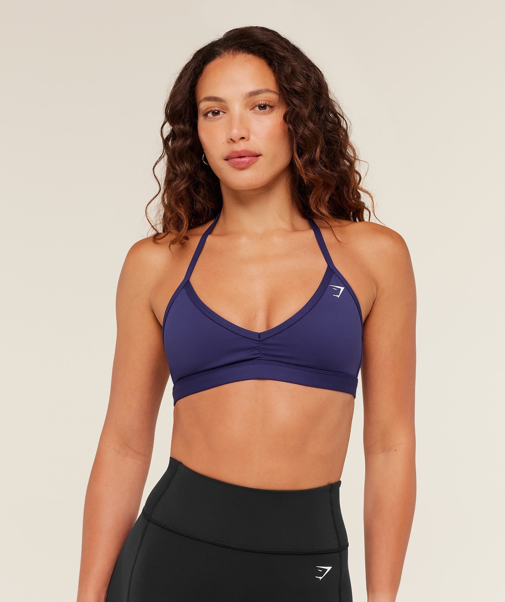 Minimal Halterneck Sports Bra