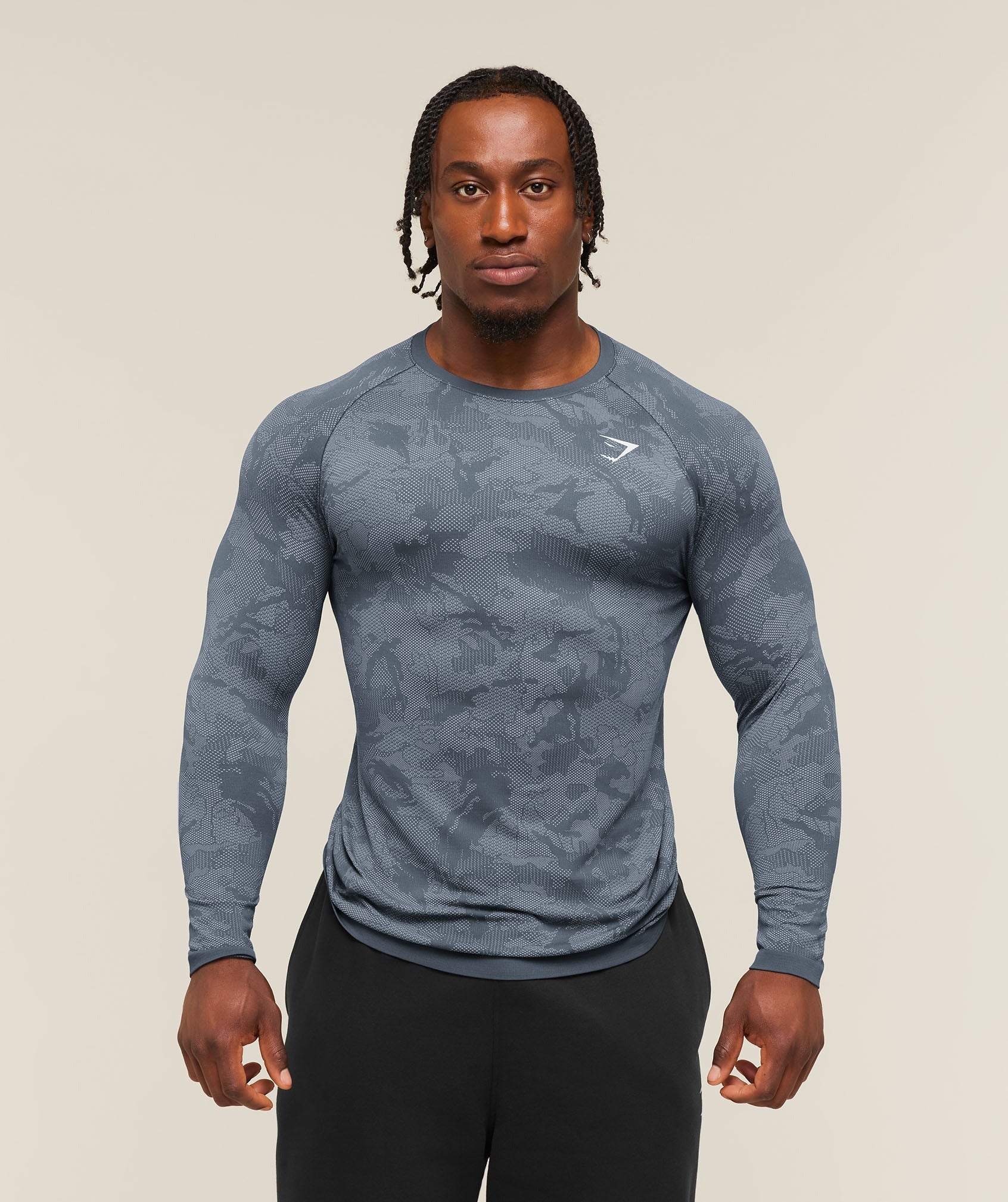 Geo Seamless Long Sleeve T-Shirt