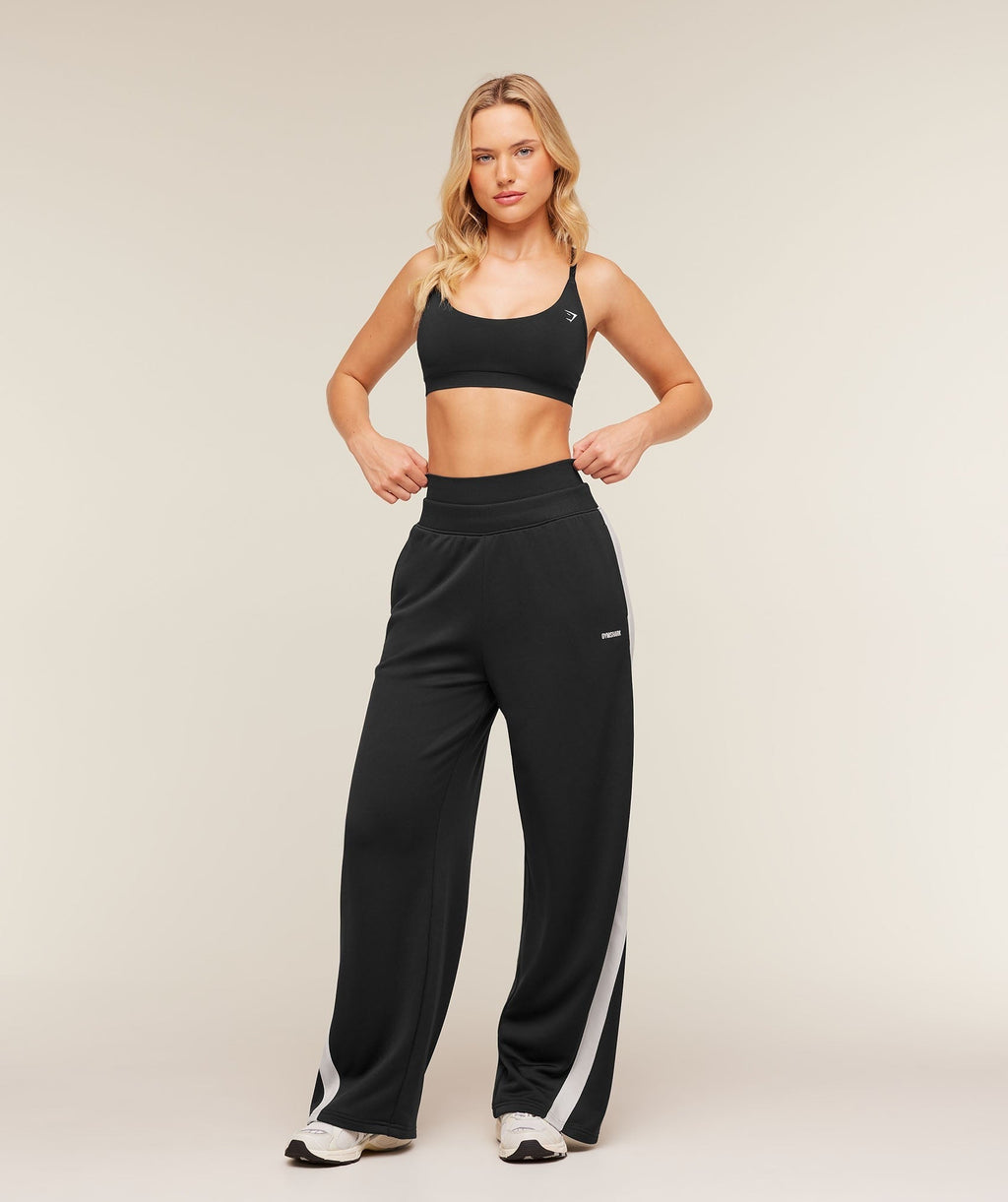 Lightweight Tricot Wide Leg Pants