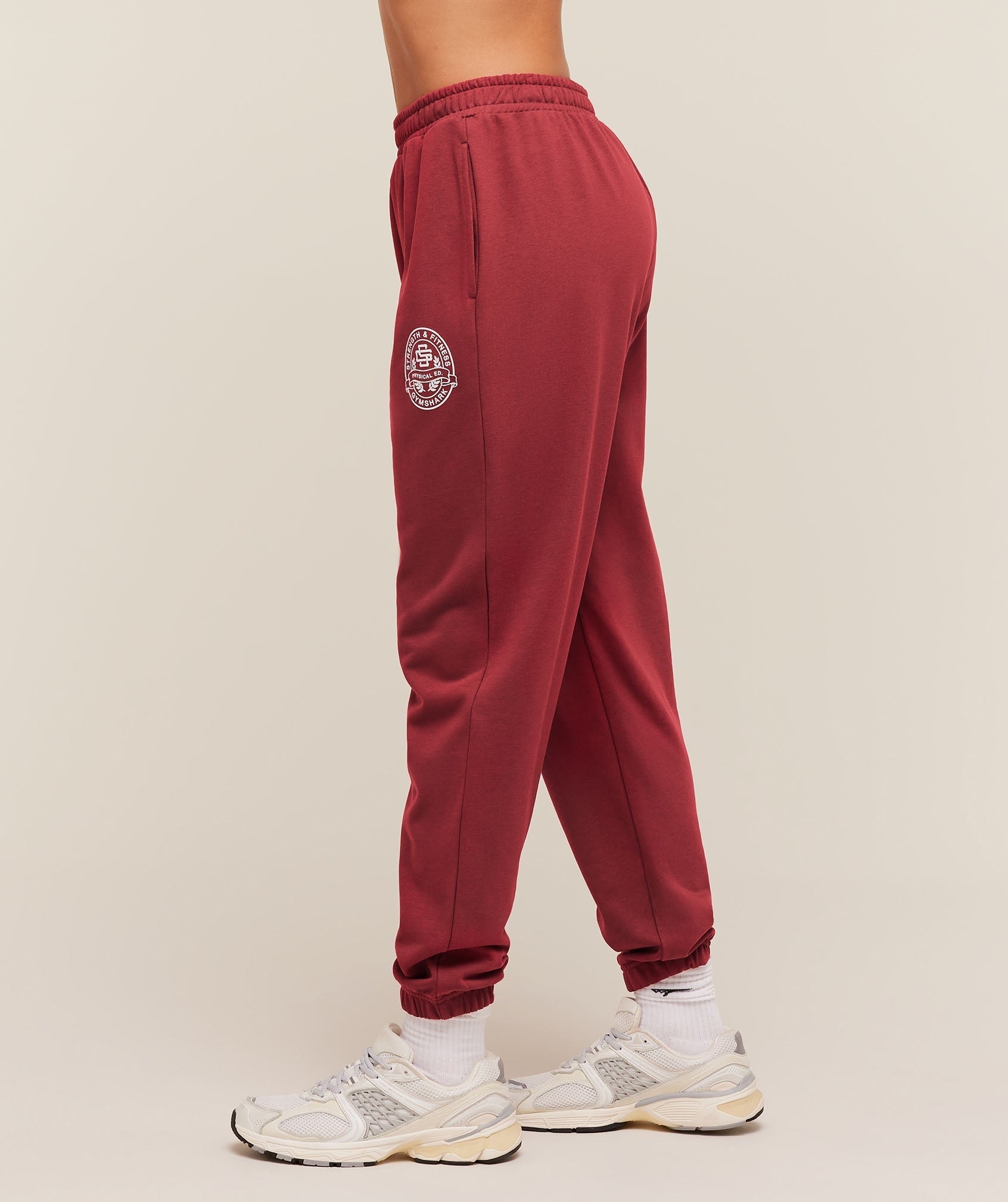 Strength and Fitness Crest Graphic Joggers