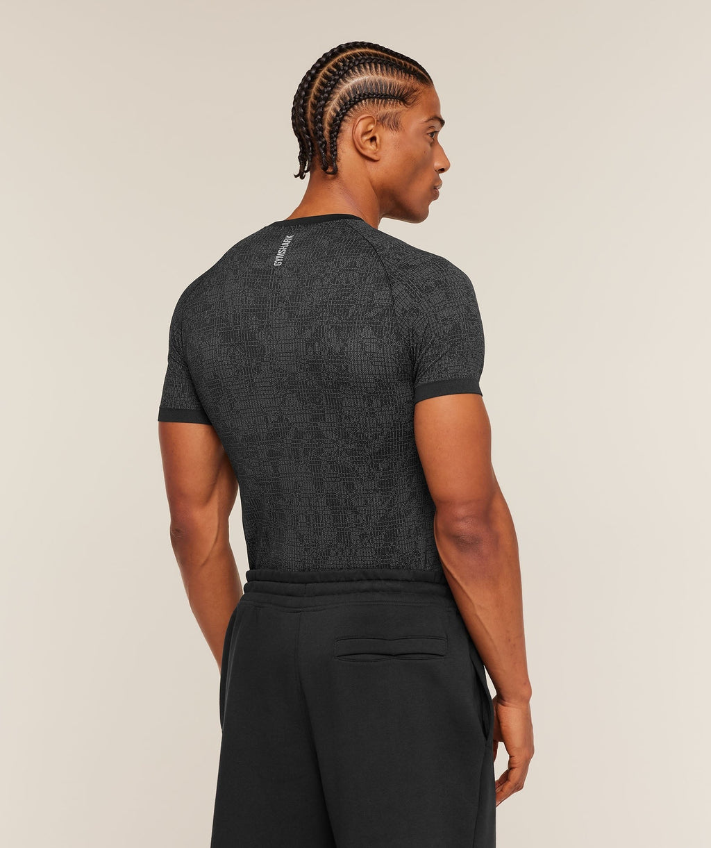 Geo Seamless Grid T-Shirt