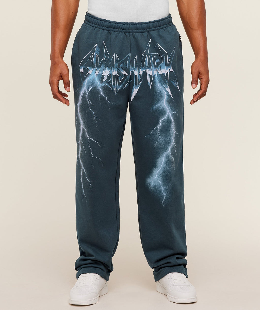 Eagle Band Style Graphic Straight Leg Pants