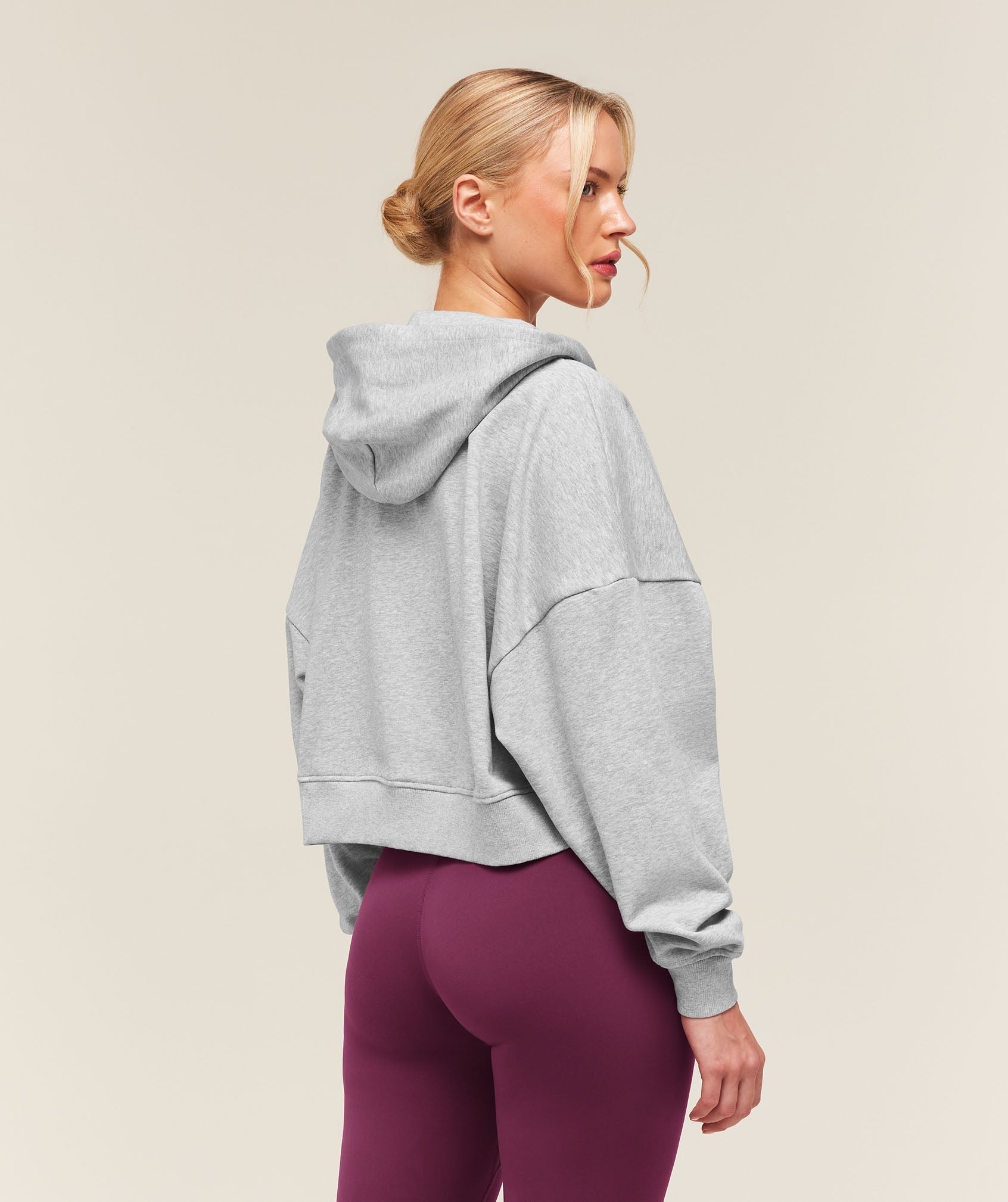 Training Oversized Boxy Zip Through Hoodie