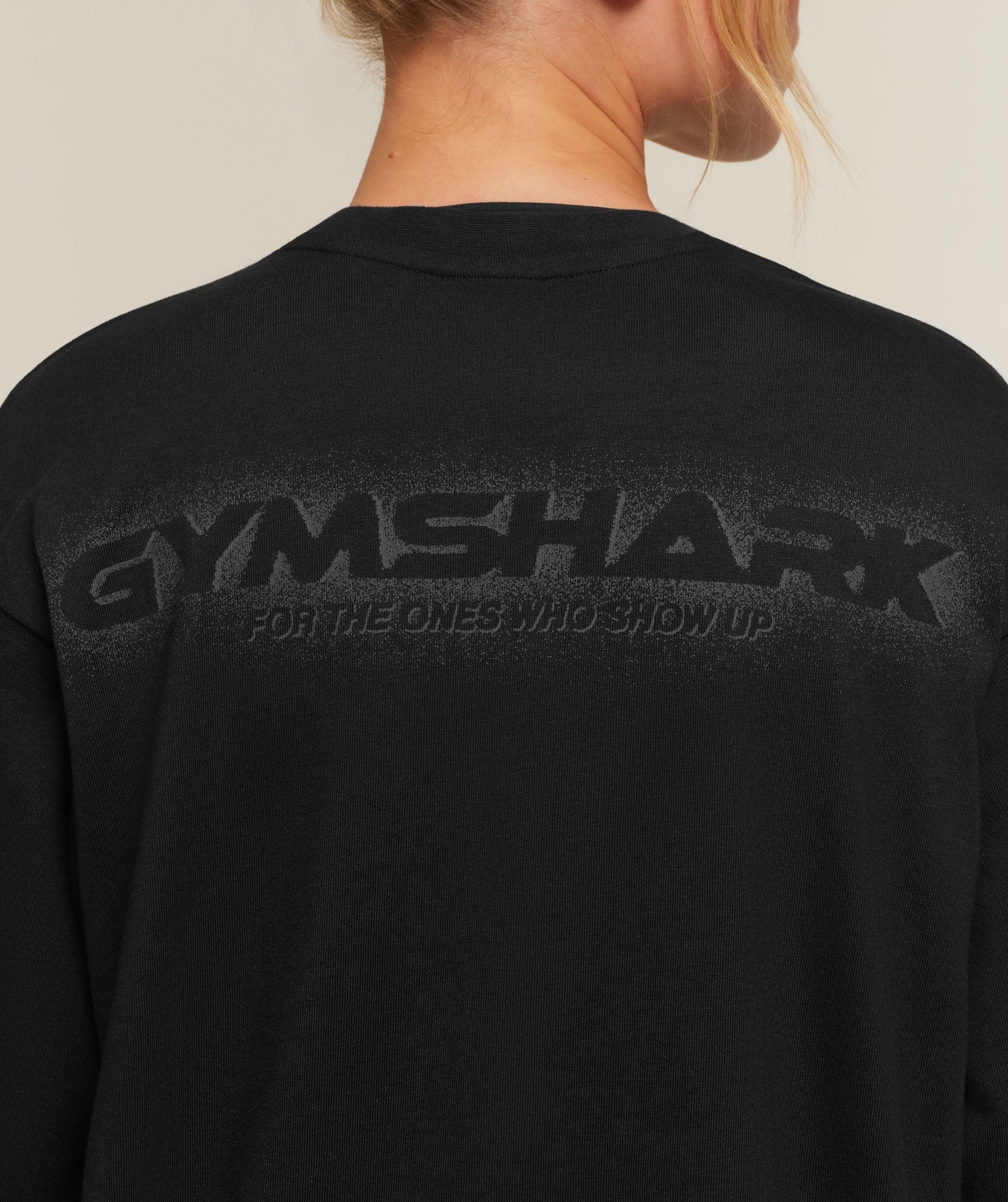 For The Ones Who Show Up Graphic Long Sleeve Top