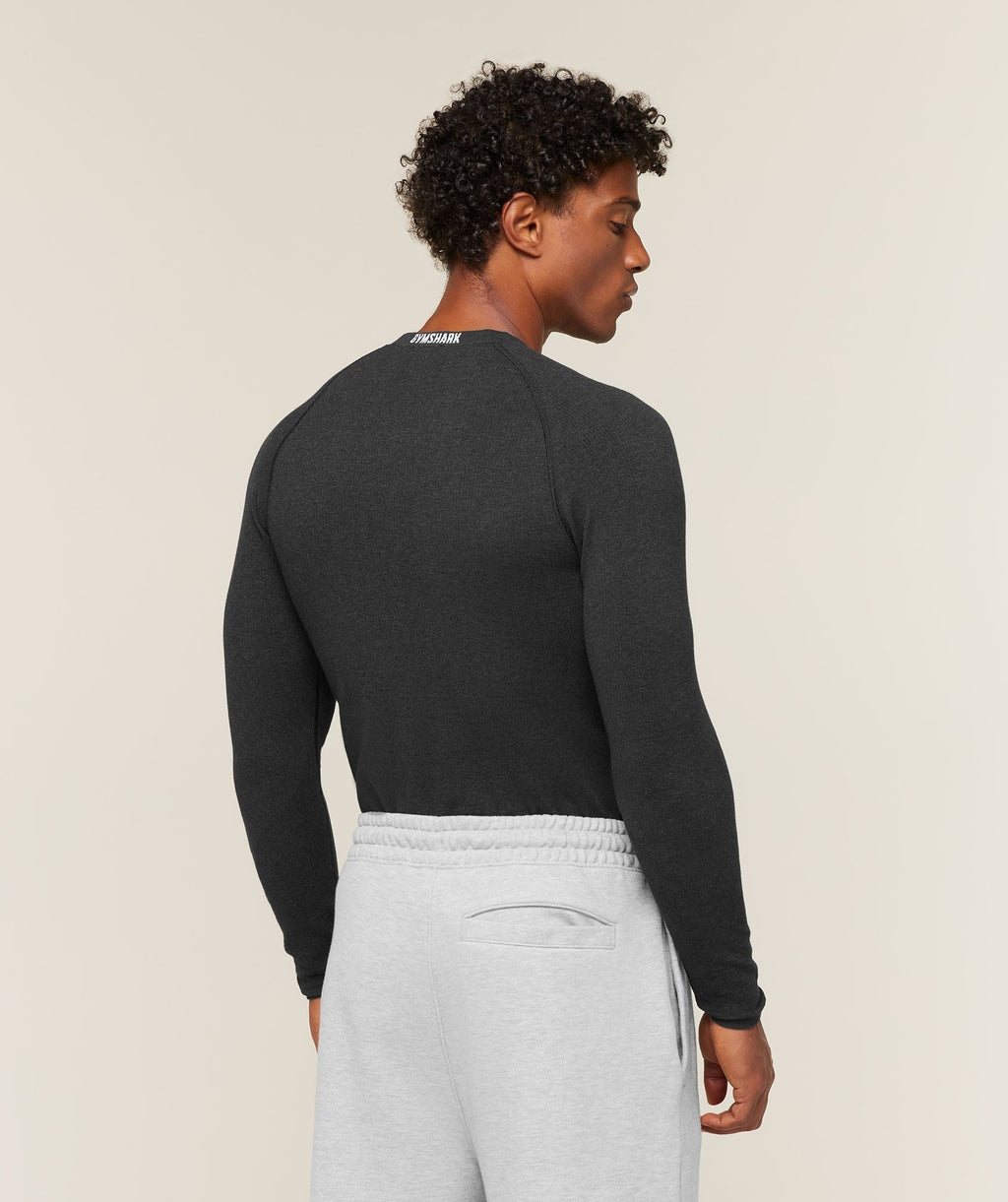 Cotton Seamless Long Sleeve T-Shirt
