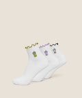 Hydration Graphic Midi Frill Socks 3pk