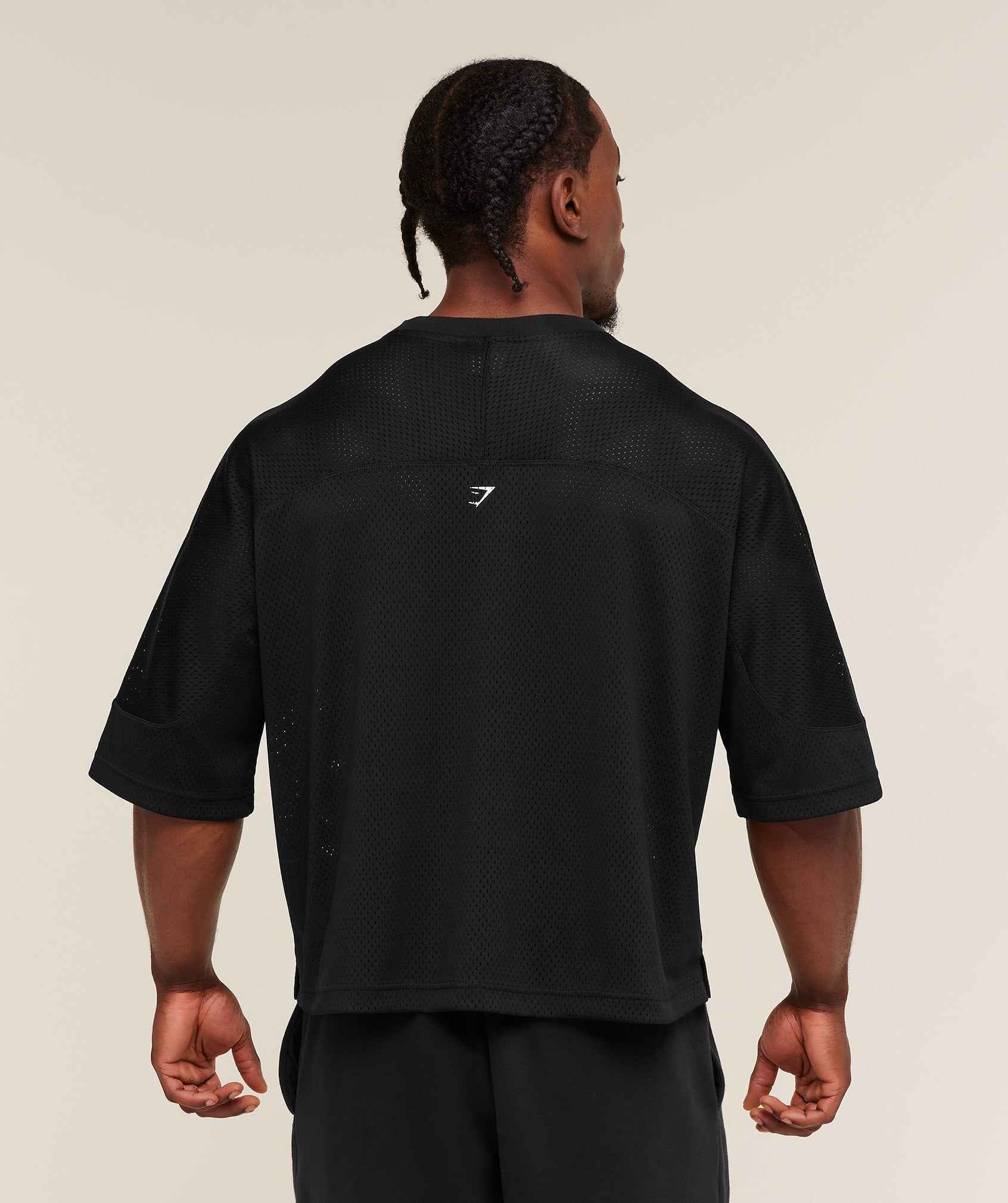 Graphic Mesh Oversized T-Shirt