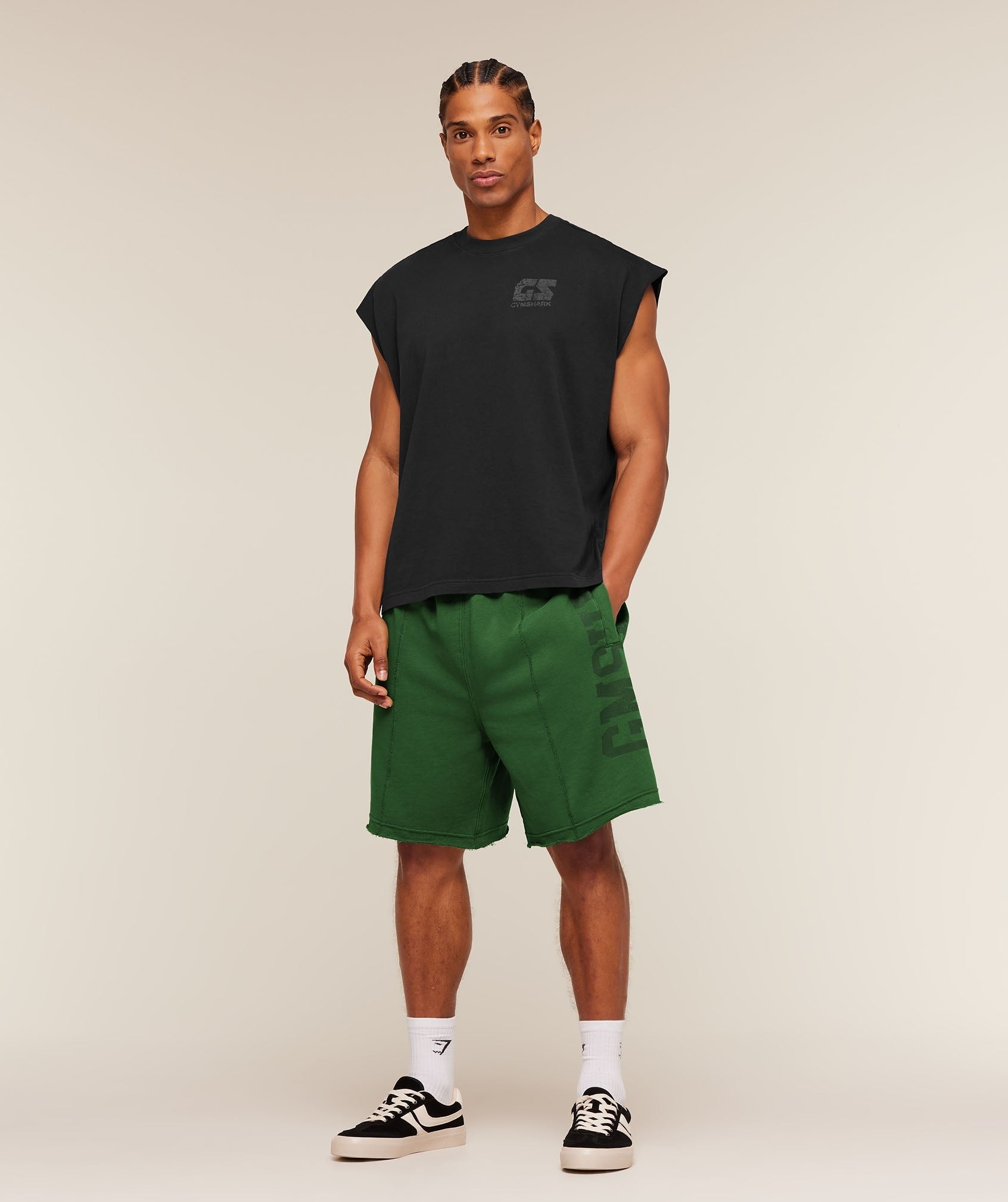 Accent Graphic Sweat Shorts