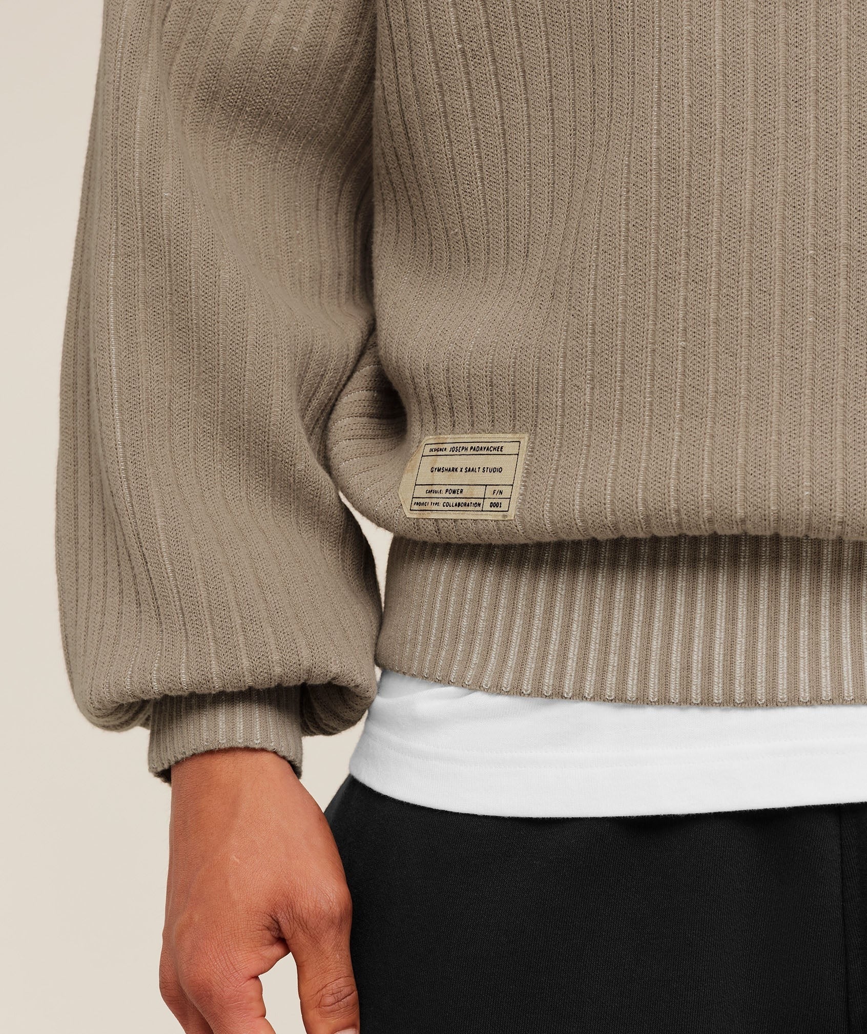 Gymshark x Saalt Studios Knitted Hoodie