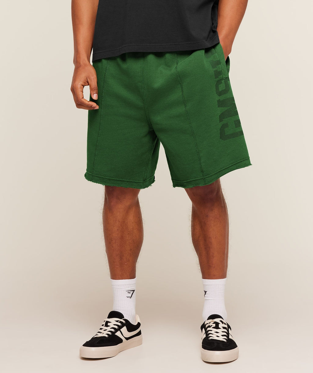 Accent Graphic Sweat Shorts