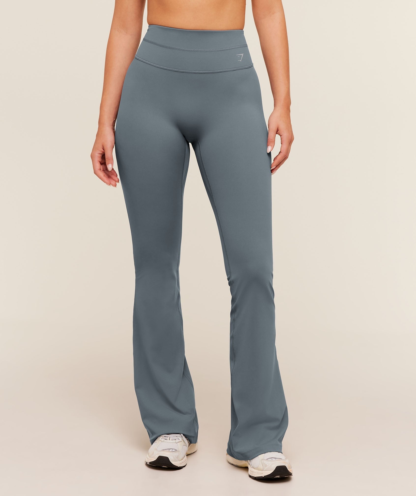 Crossover Back Flared Leggings