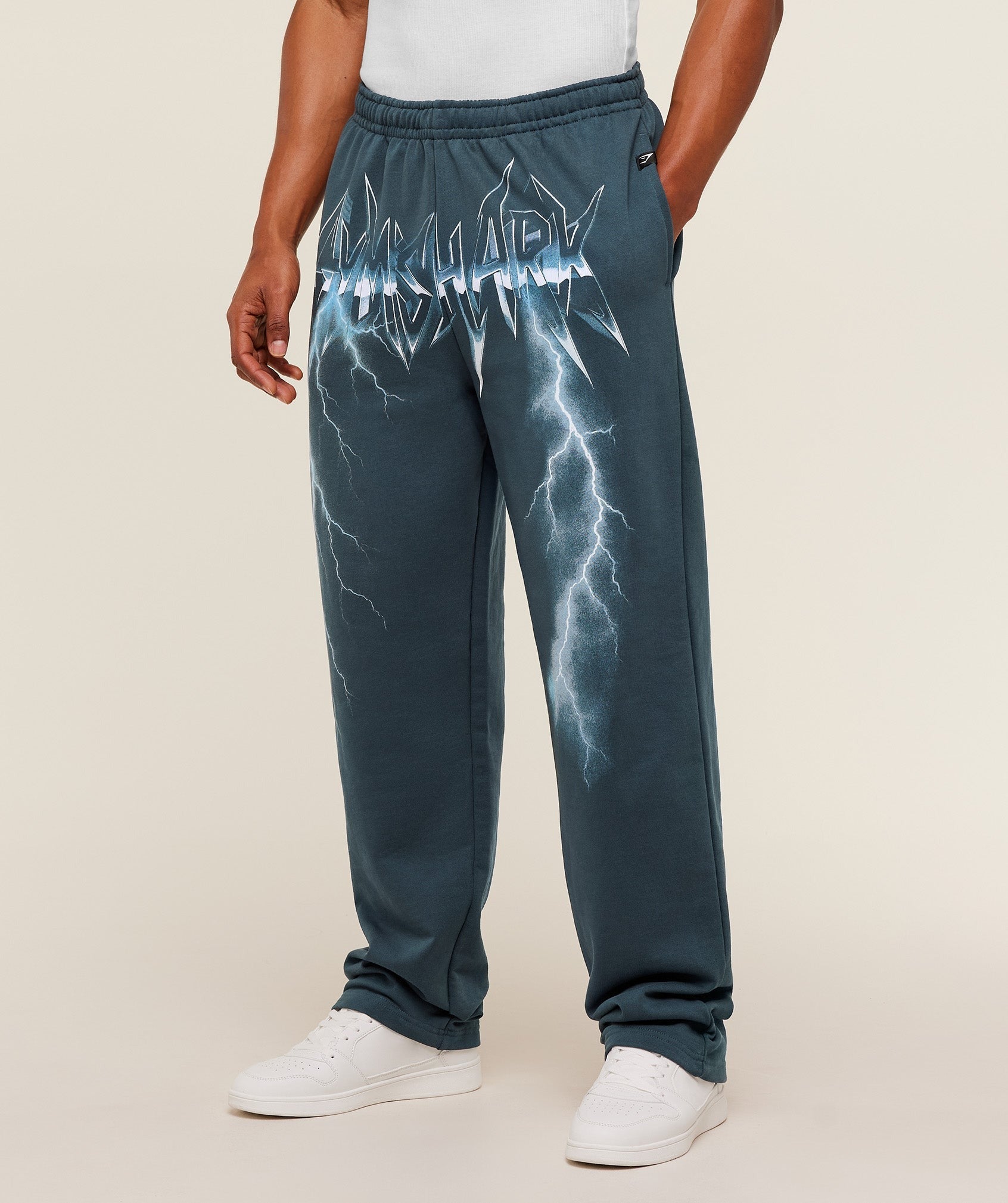 Eagle Band Style Graphic Straight Leg Pants