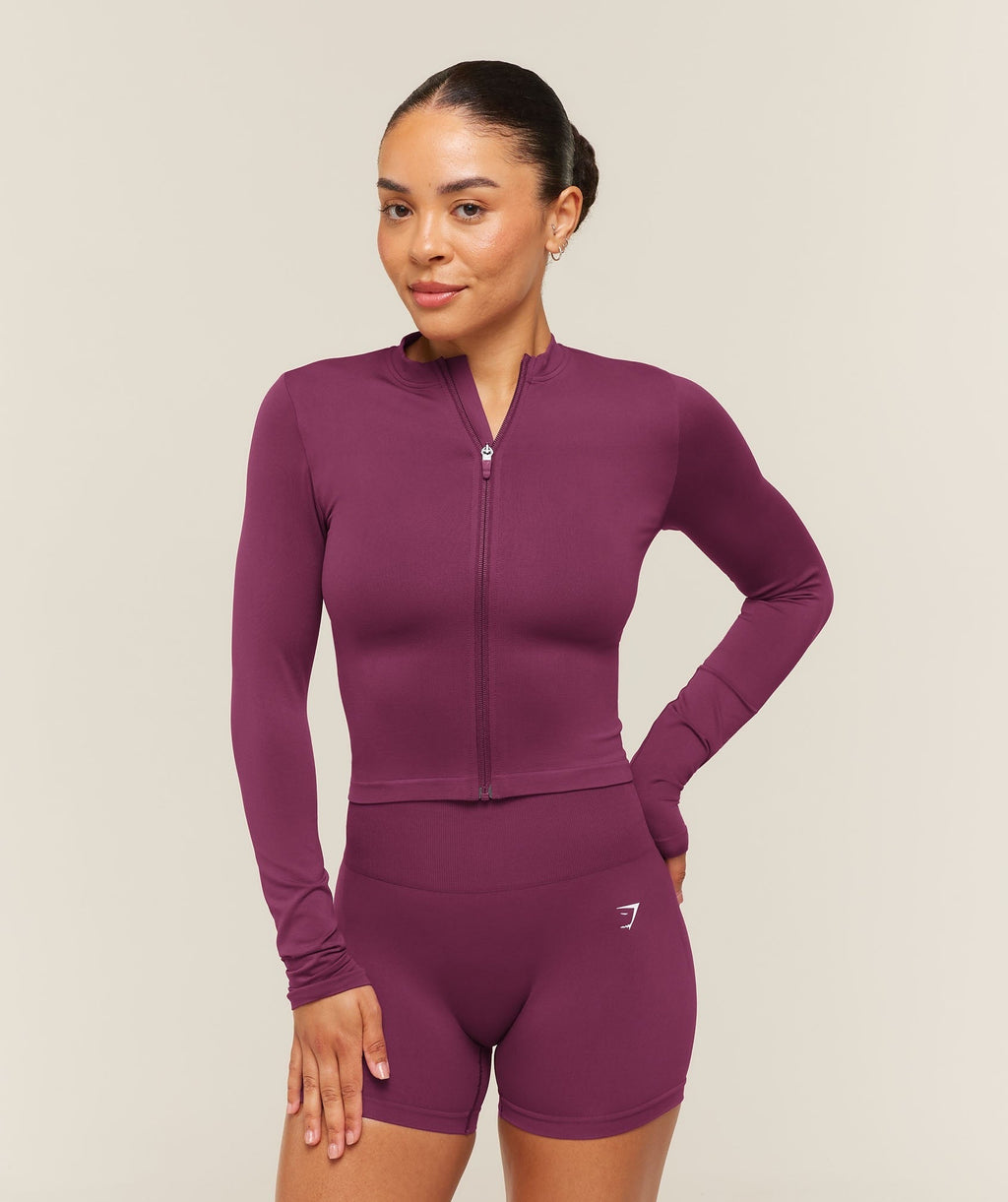 Everyday Seamless Zip Tracktop