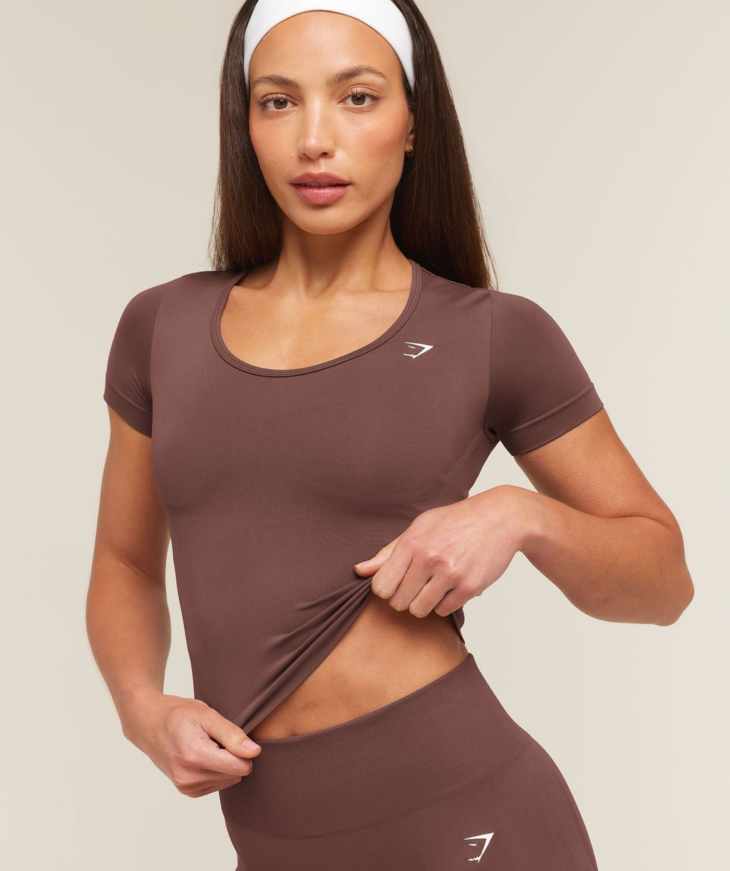 Everyday Seamless Tight Fit Crew Neck Tee