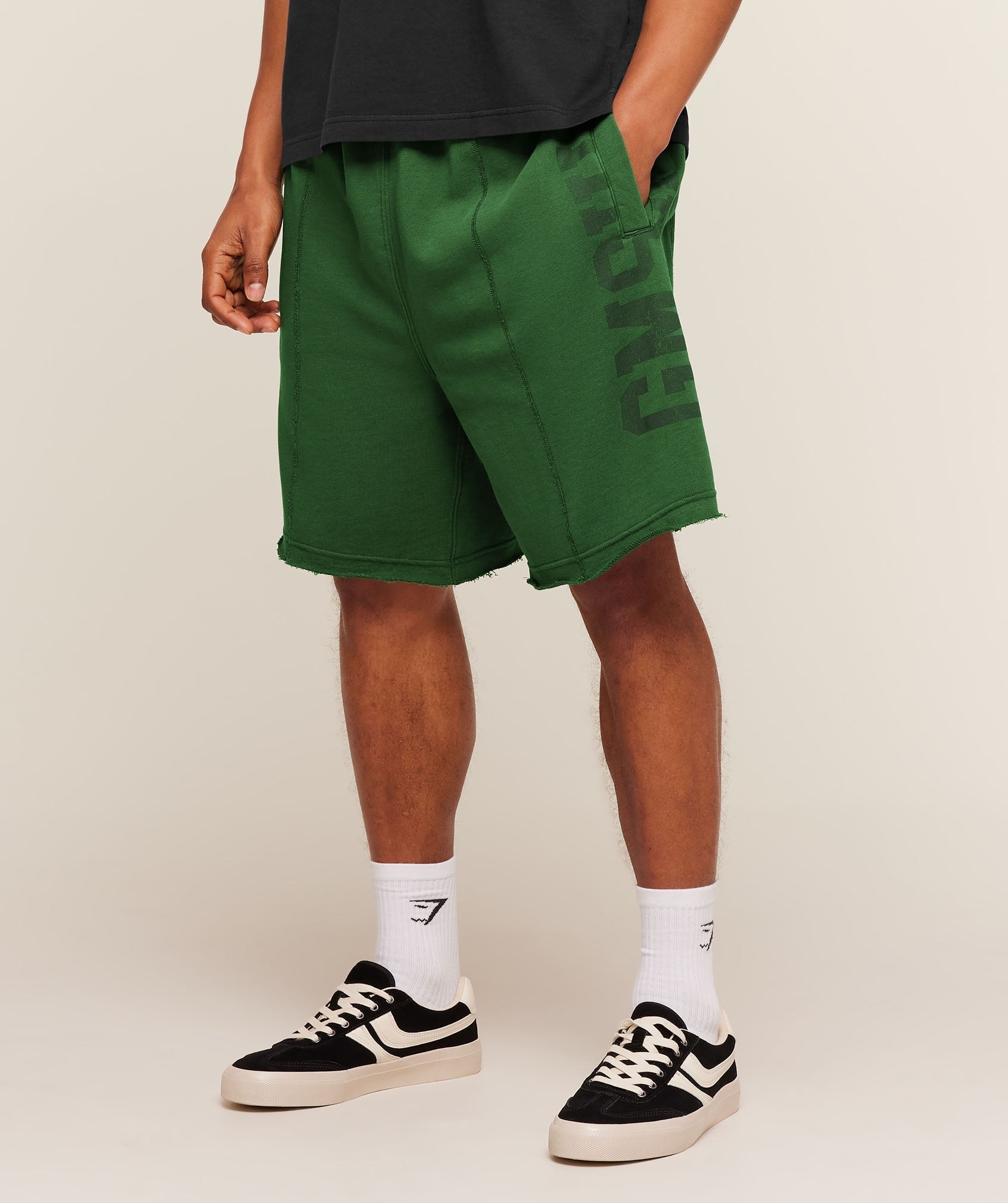 Accent Graphic Sweat Shorts