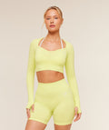 Vital Sweetheart Neck Crop Top