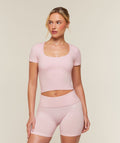 CottonMove™ Midi Short Sleeve Top