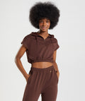 Whitney Cropped Sleeveless Hoodie