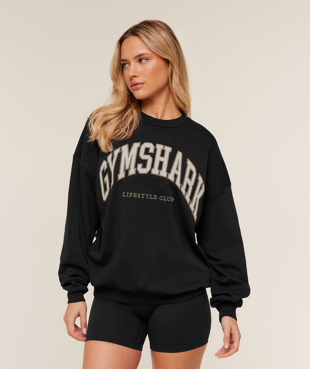 Collegiate Graphic Crew Neck Pullover