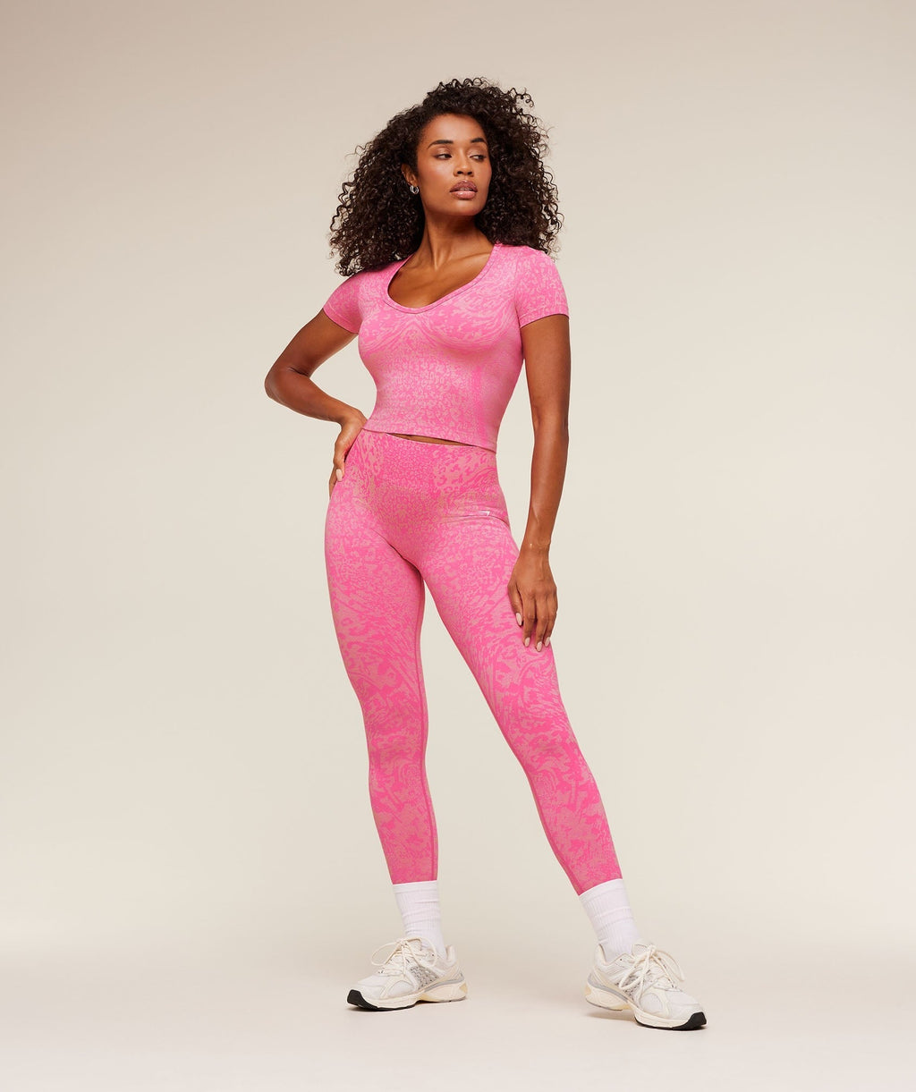 Adapt Animal X Whitney Short Sleeve Top