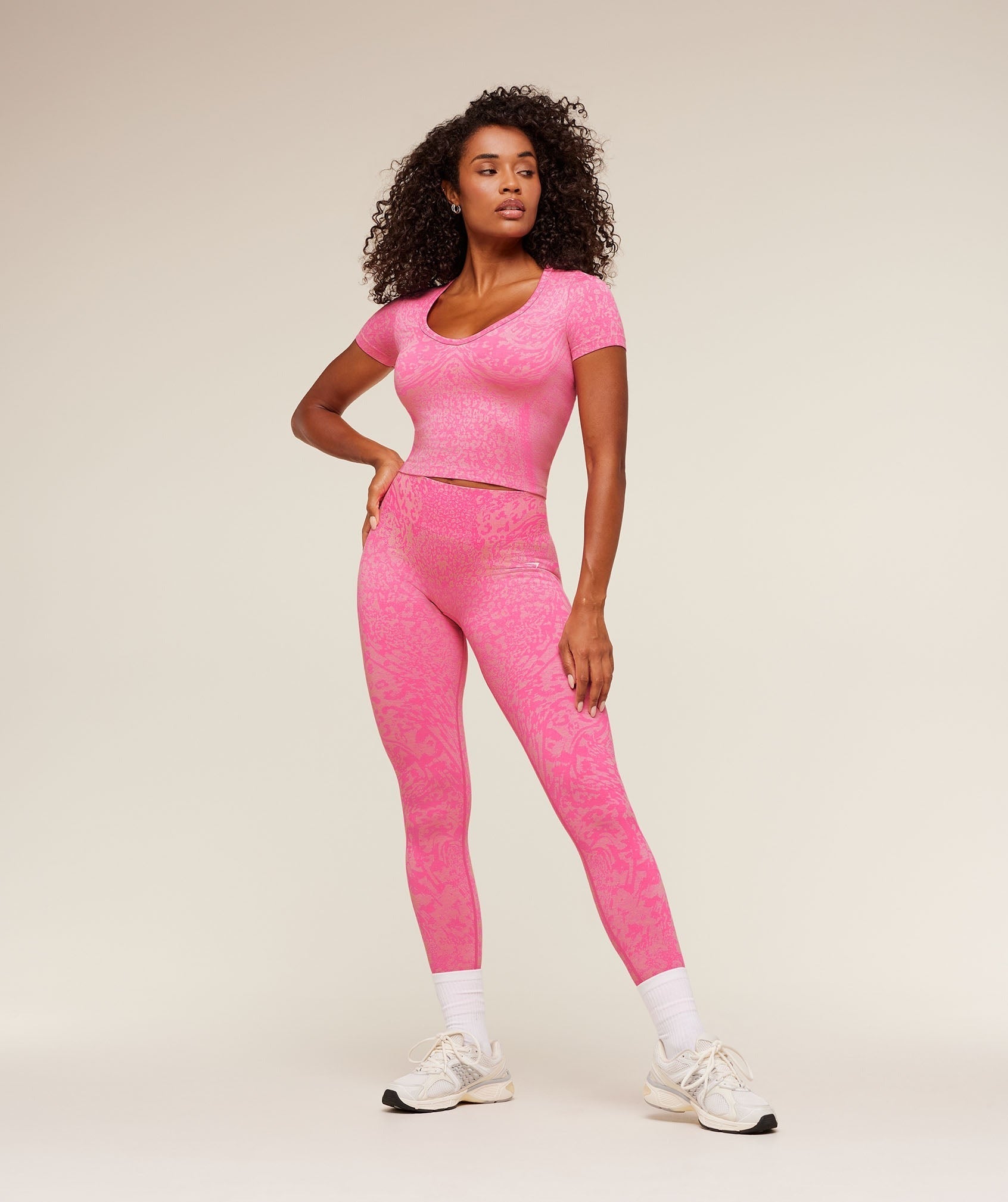 Adapt Animal X Whitney Short Sleeve Top