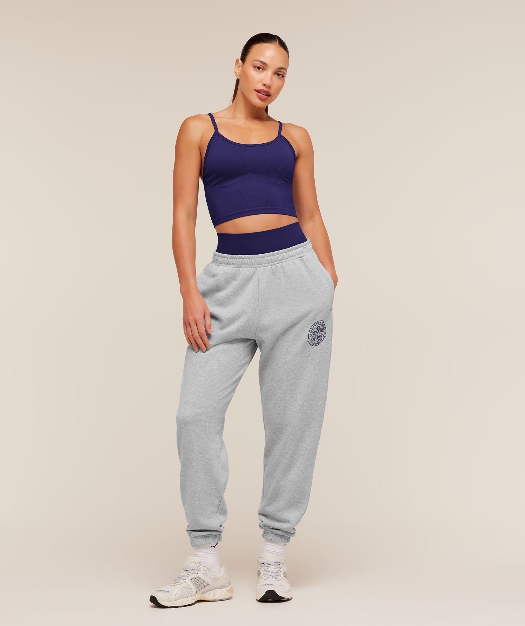 Strength and Fitness Crest Graphic Joggers