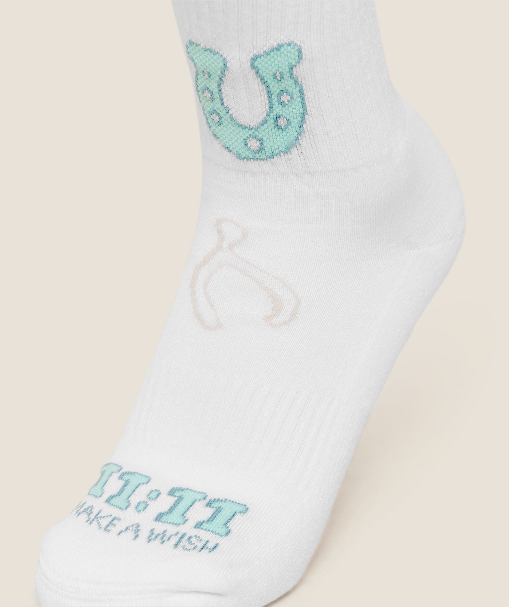 Lucky Graphic Crew Socks 3pk