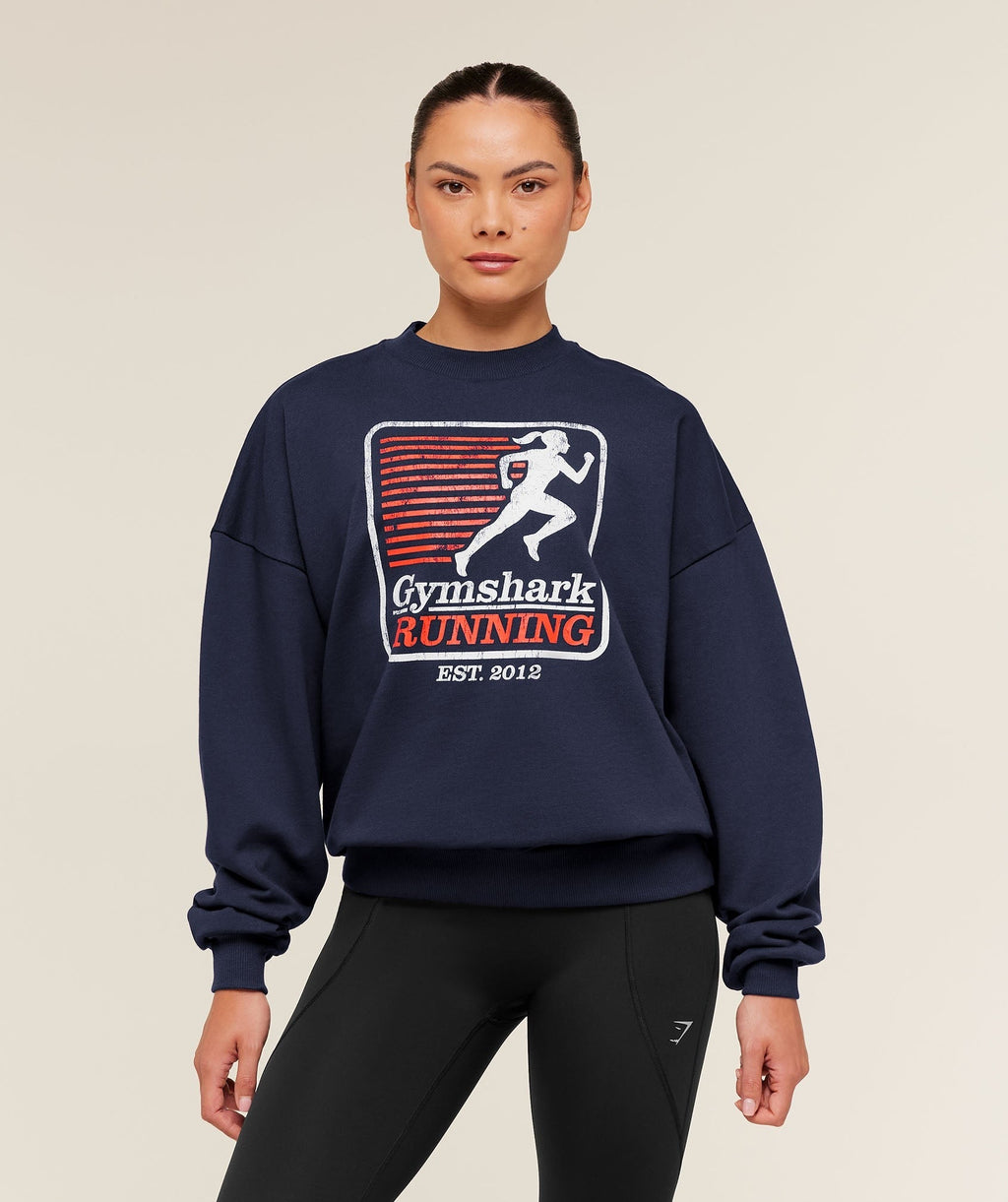 Run Club Graphic Sweatshirt
