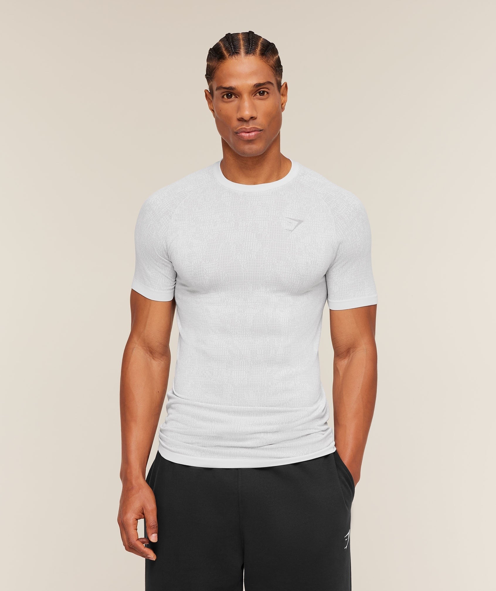 Geo Seamless Grid T-Shirt