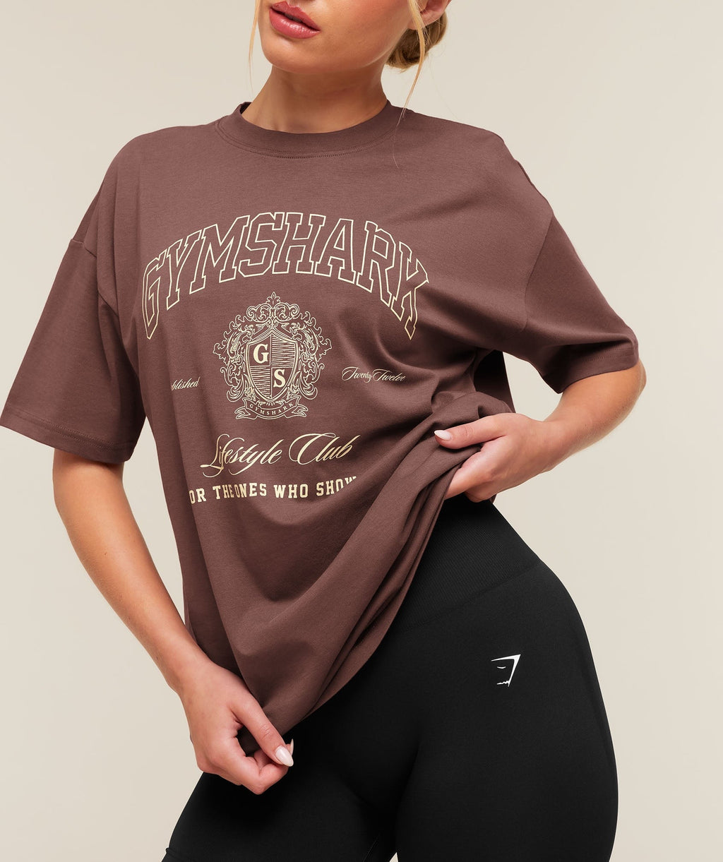 College Crest Graphic T-Shirt