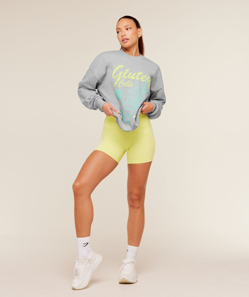 Glutey Calls Graphic Sweatshirt