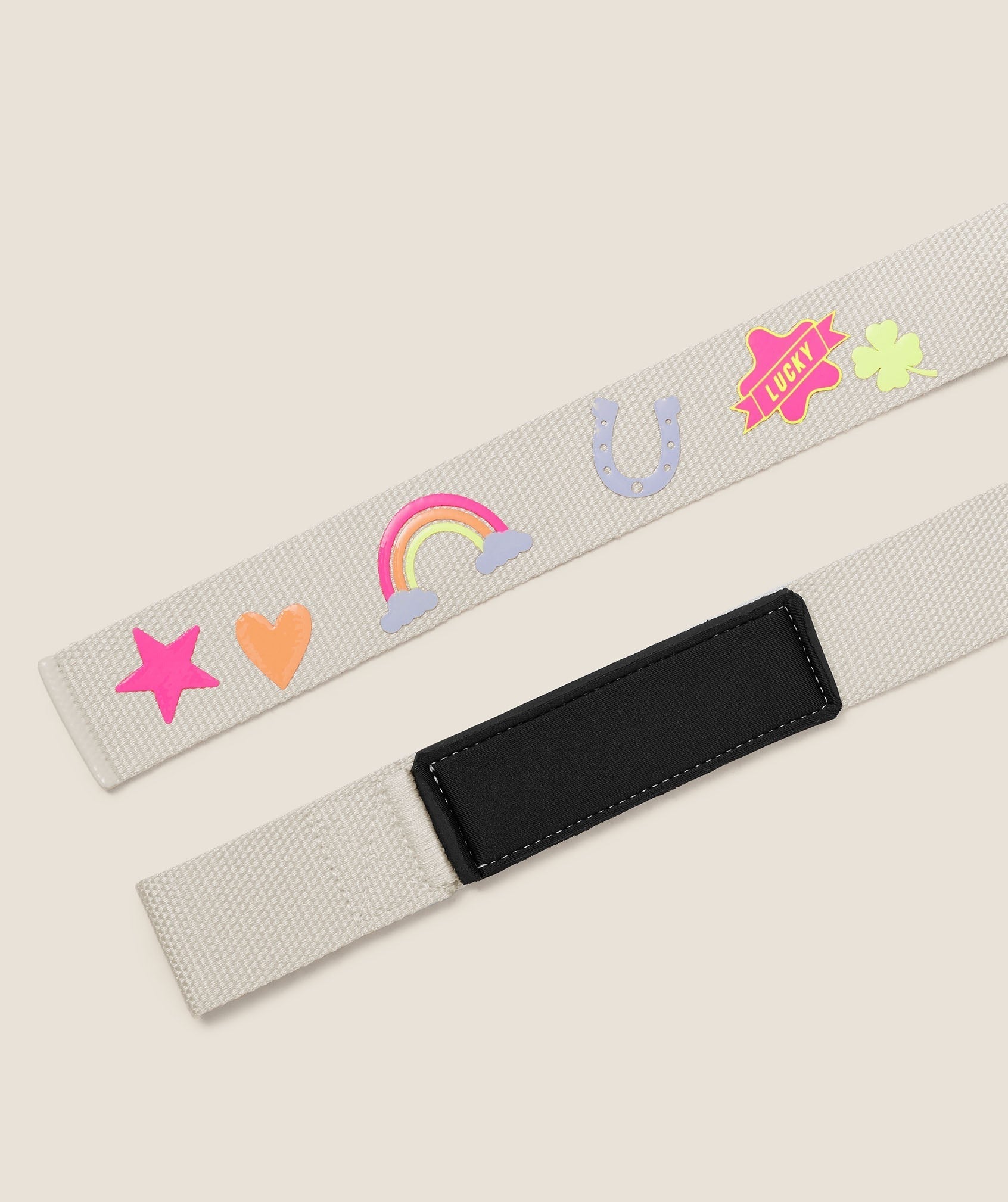 Lucky Graphic Silicone Lifting Straps
