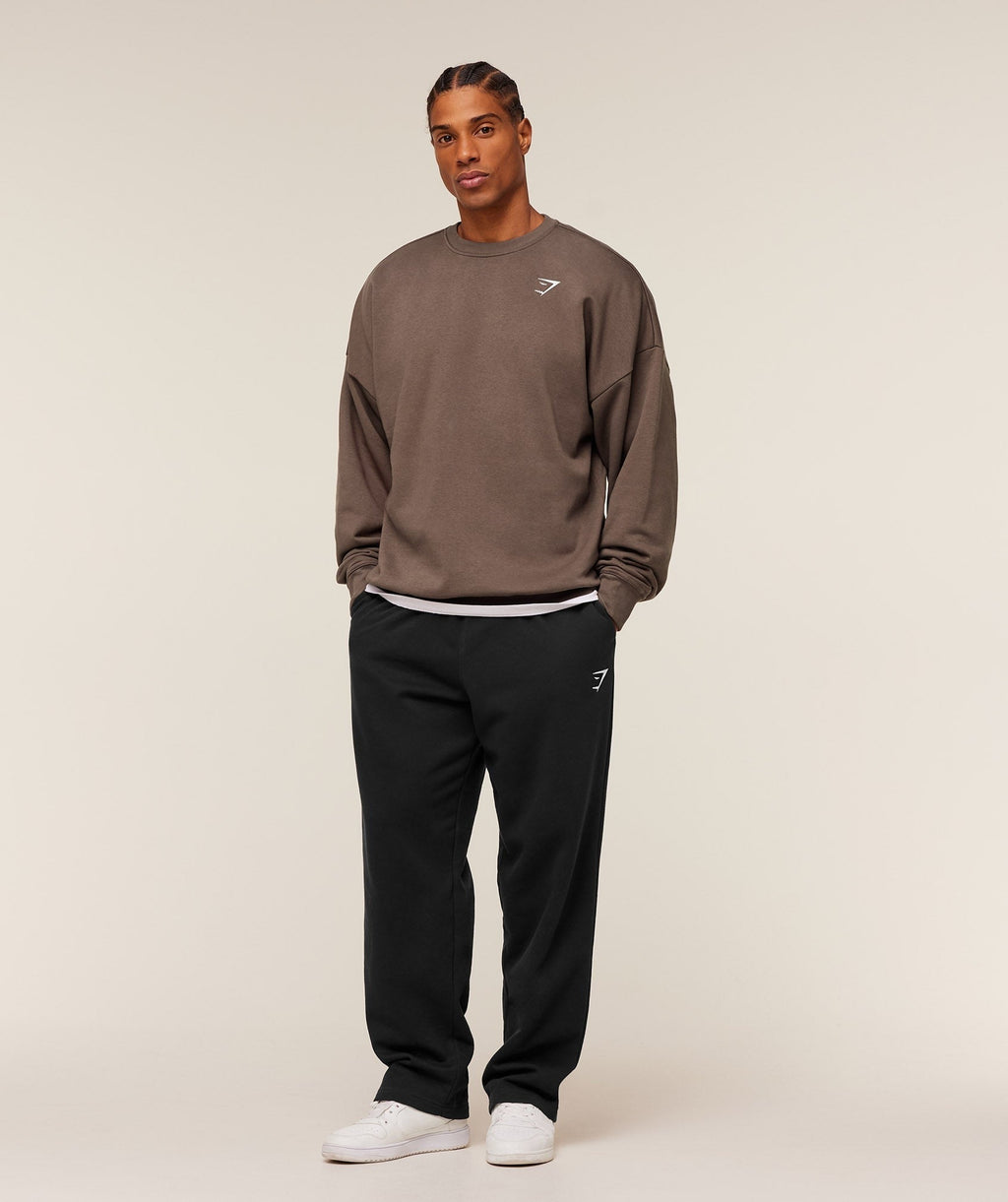 Oversized Crest Crew