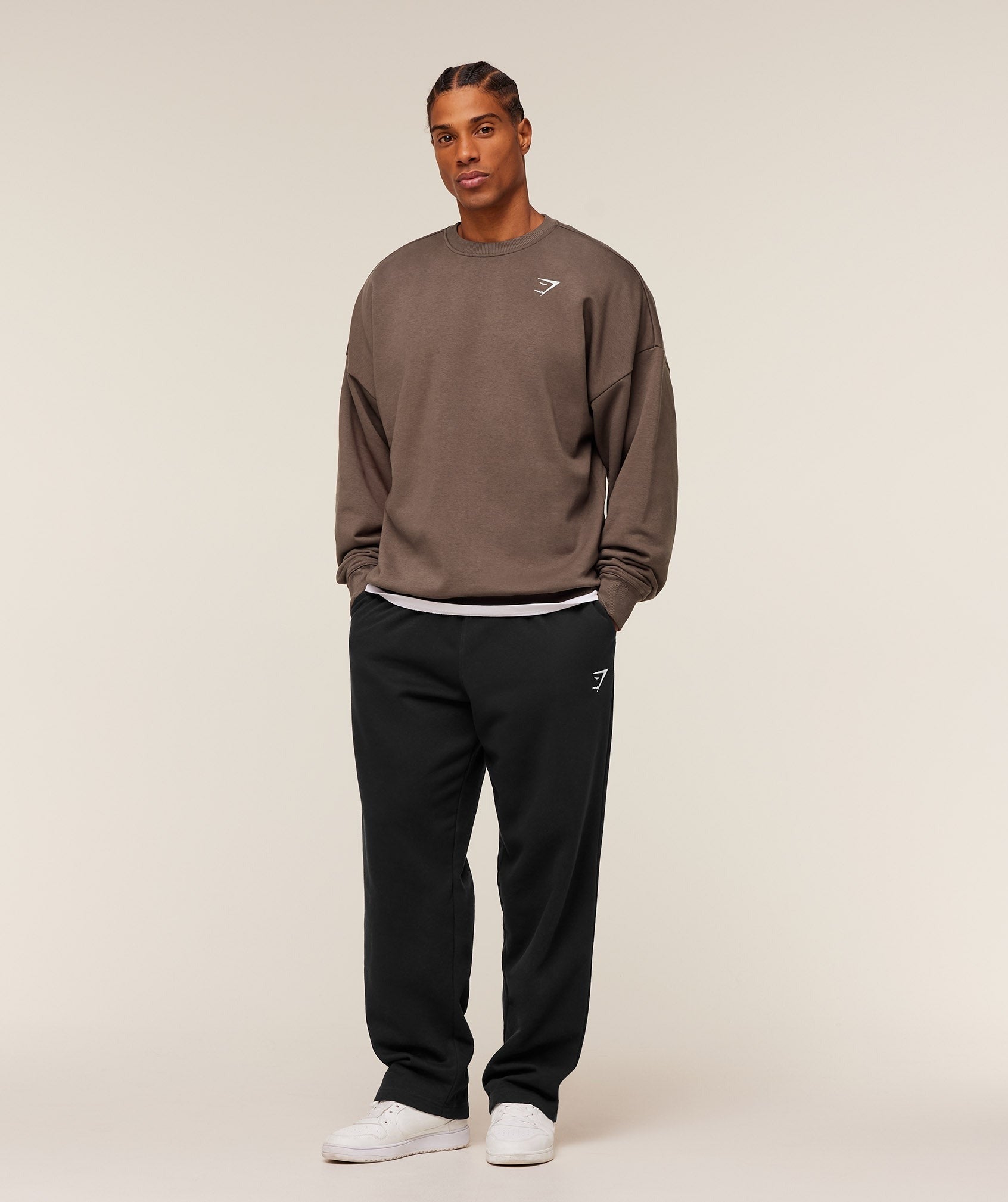 Oversized Crest Crew