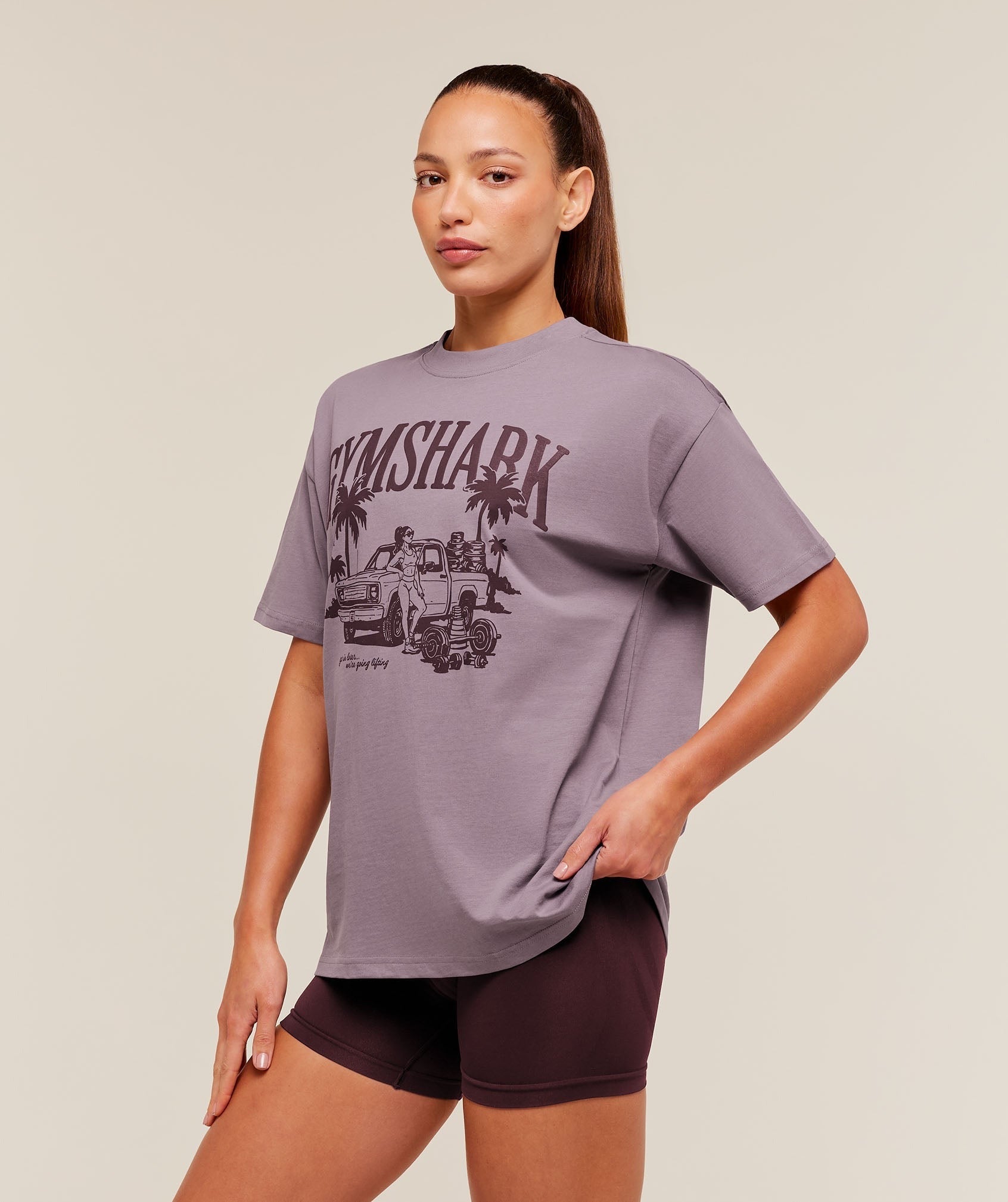 Pick Up Truck Graphic Short Sleeve T-Shirt