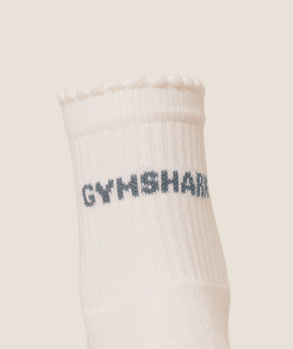 Frill Pilates Midi Sock