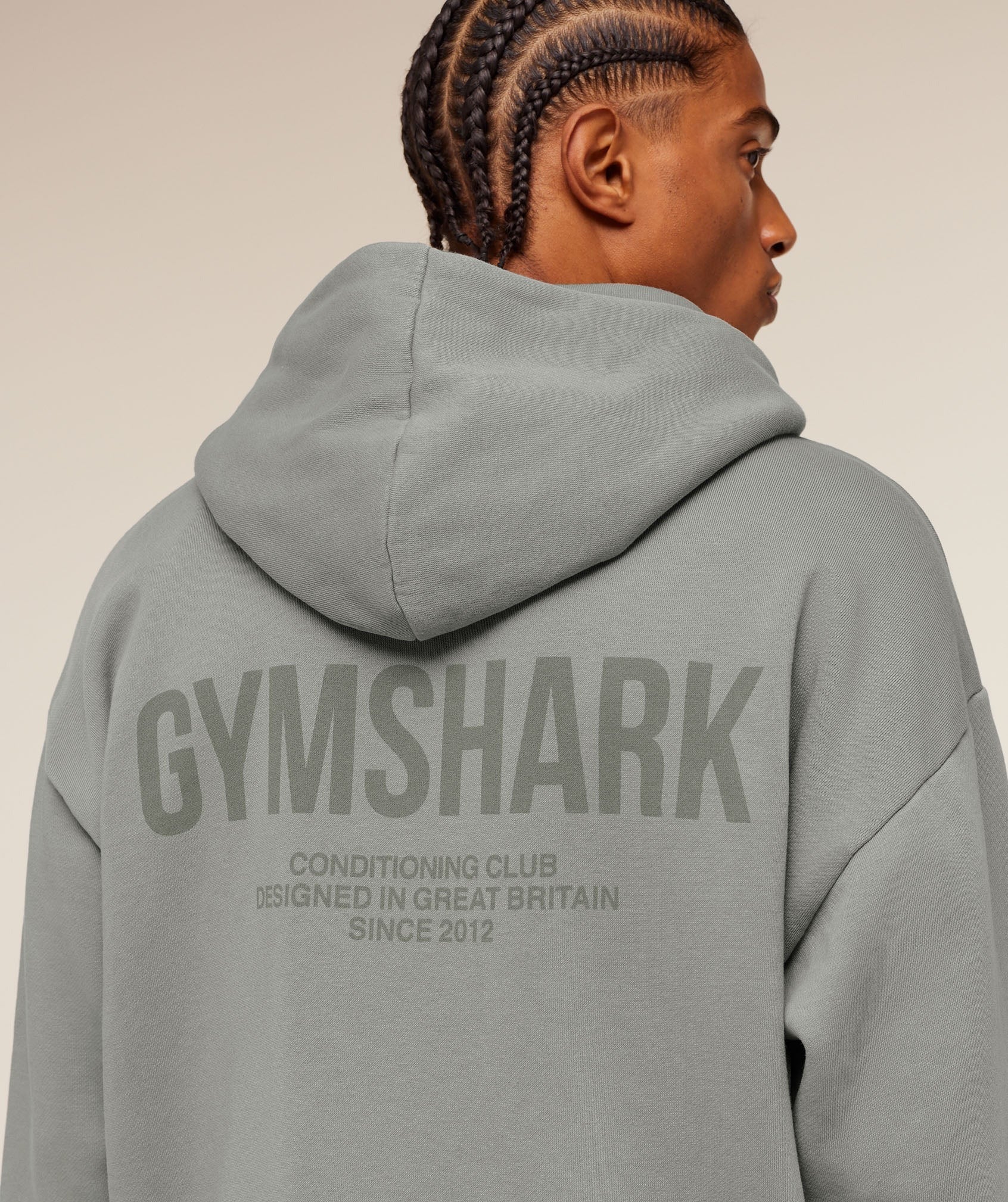 Conditioning Club Washed Zip Through Hoodie